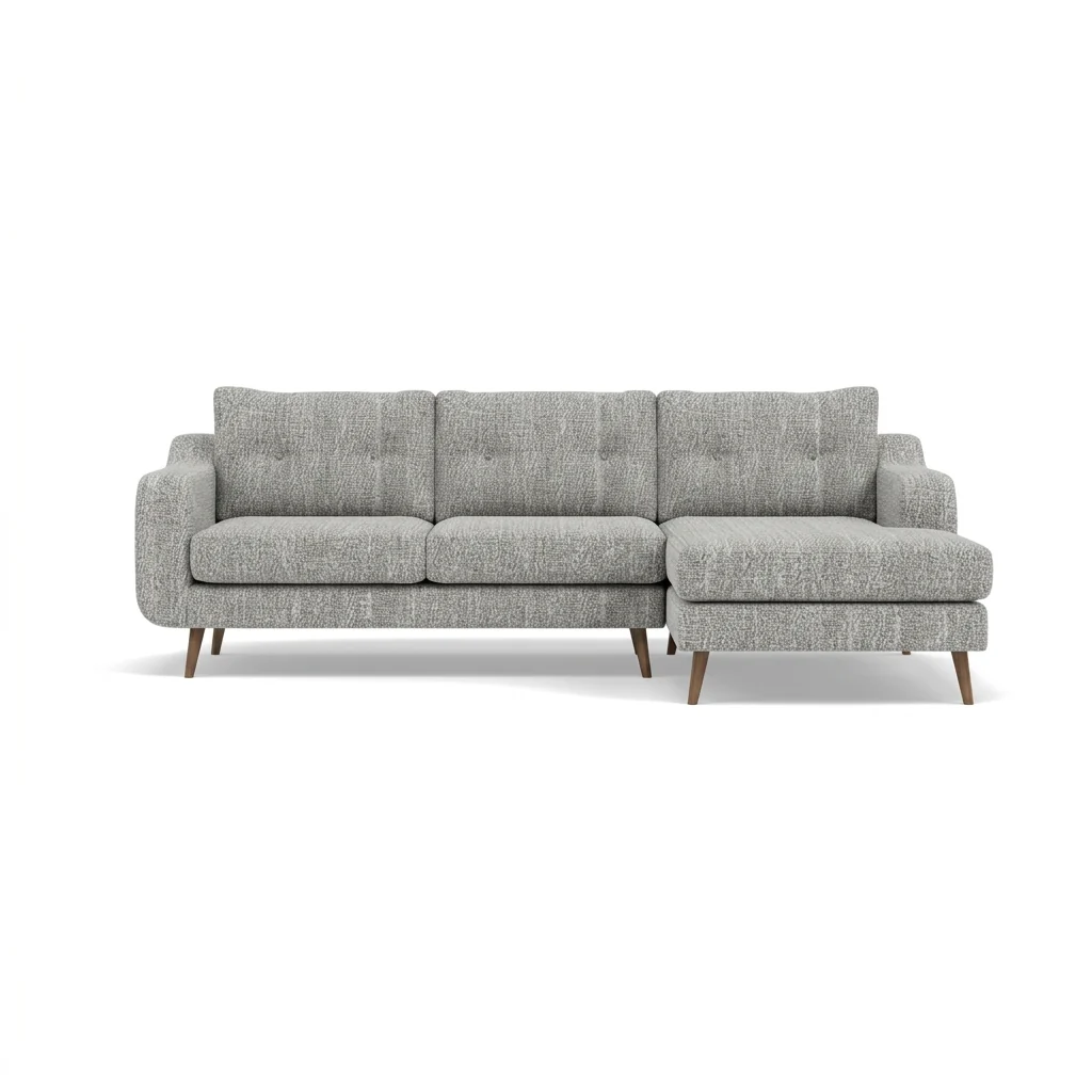 Phoebe Large Chaise Sofa - Large Chaise Sofa RHF Standard Back Grade A - Right Hand Facing - Image 7