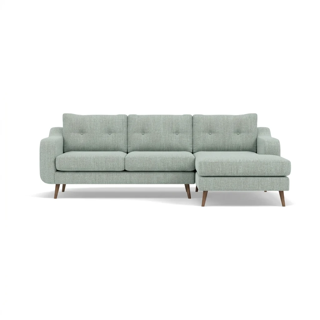 Phoebe Large Chaise Sofa - Large Chaise Sofa RHF Standard Back Grade A - Right Hand Facing - Image 8
