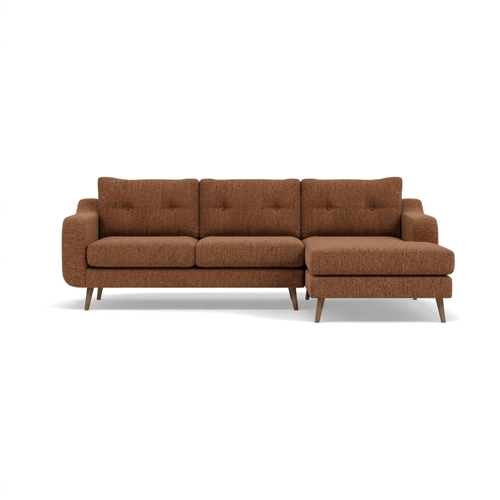 Phoebe Large Chaise Sofa - Large Chaise Sofa RHF Standard Back Grade A - Right Hand Facing - Image 9