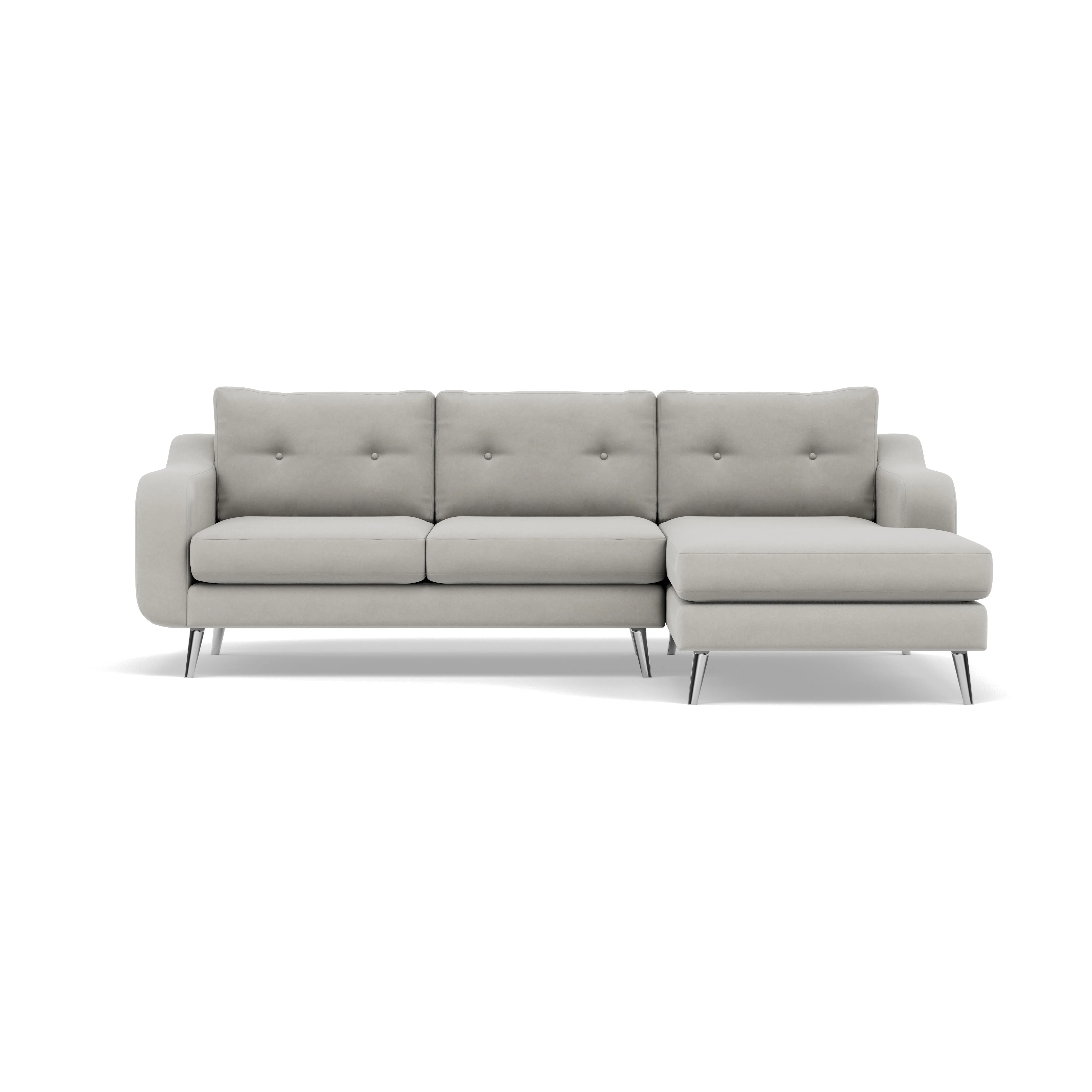 Phoebe Large Chaise Sofa - Large Chaise Sofa RHF Standard Back Grade B - Right Hand Facing - Image 17