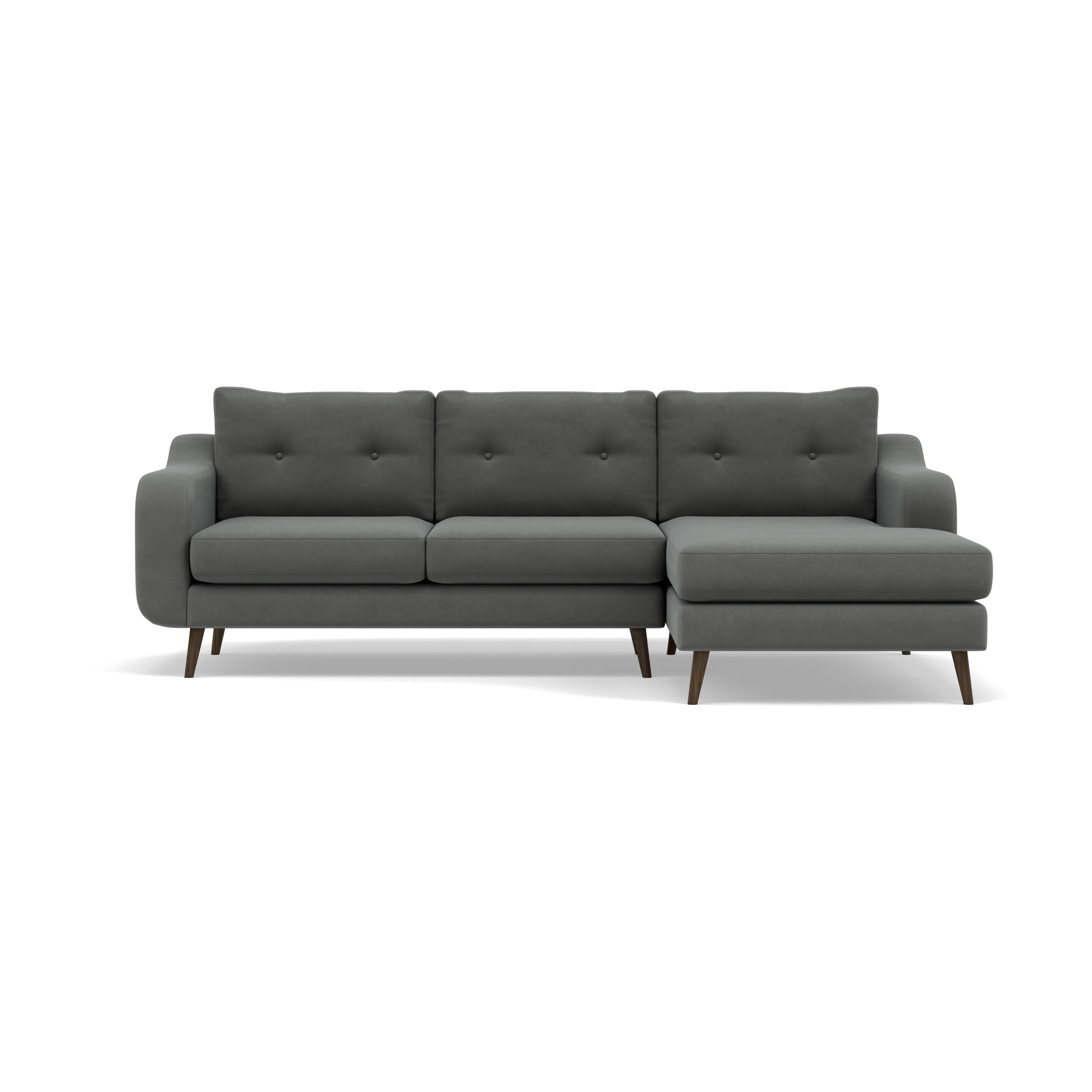 Phoebe Large Chaise Sofa - Large Chaise Sofa RHF Standard Back Grade B - Right Hand Facing - Image 18
