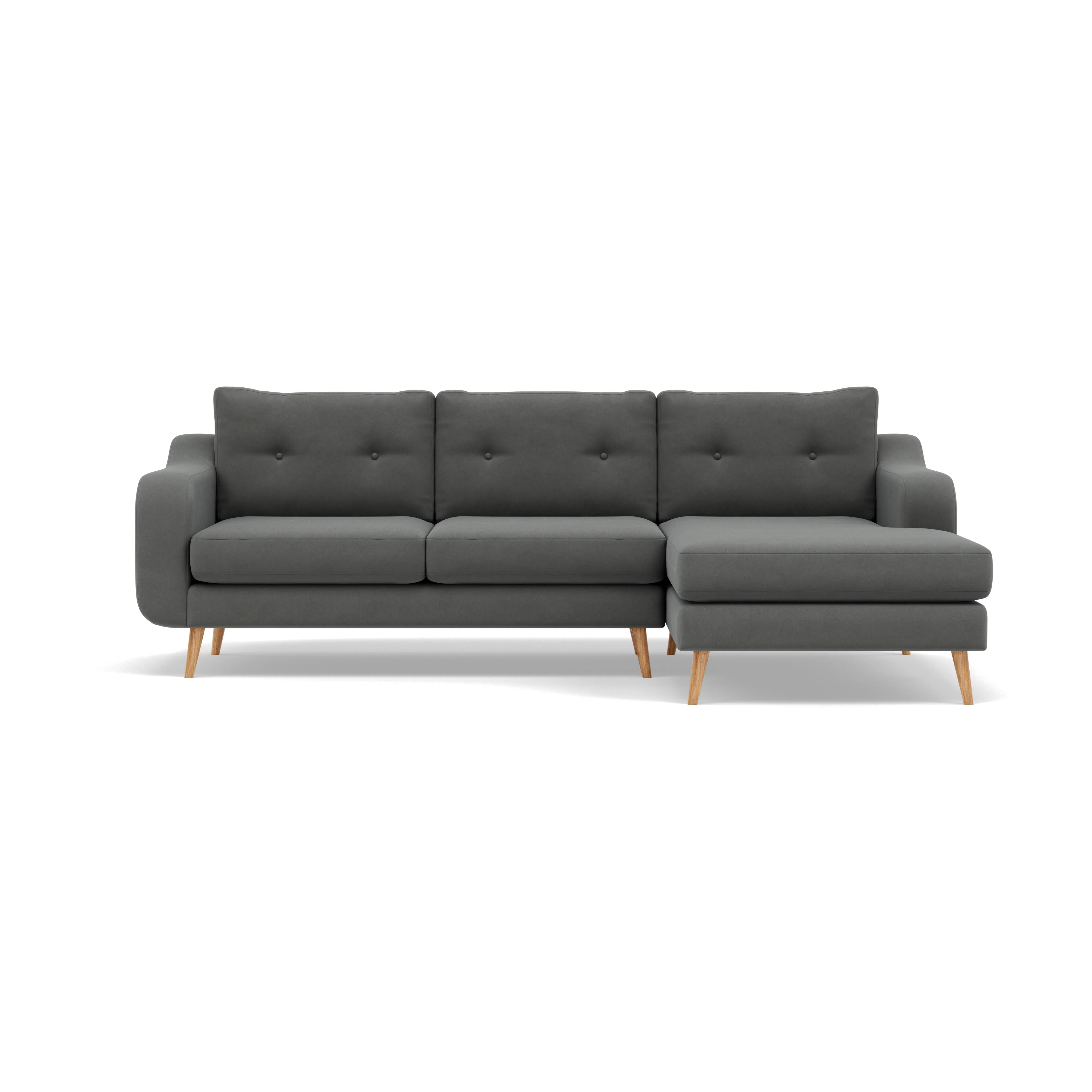 Phoebe Large Chaise Sofa - Large Chaise Sofa RHF Standard Back Grade B - Right Hand Facing - Image 20