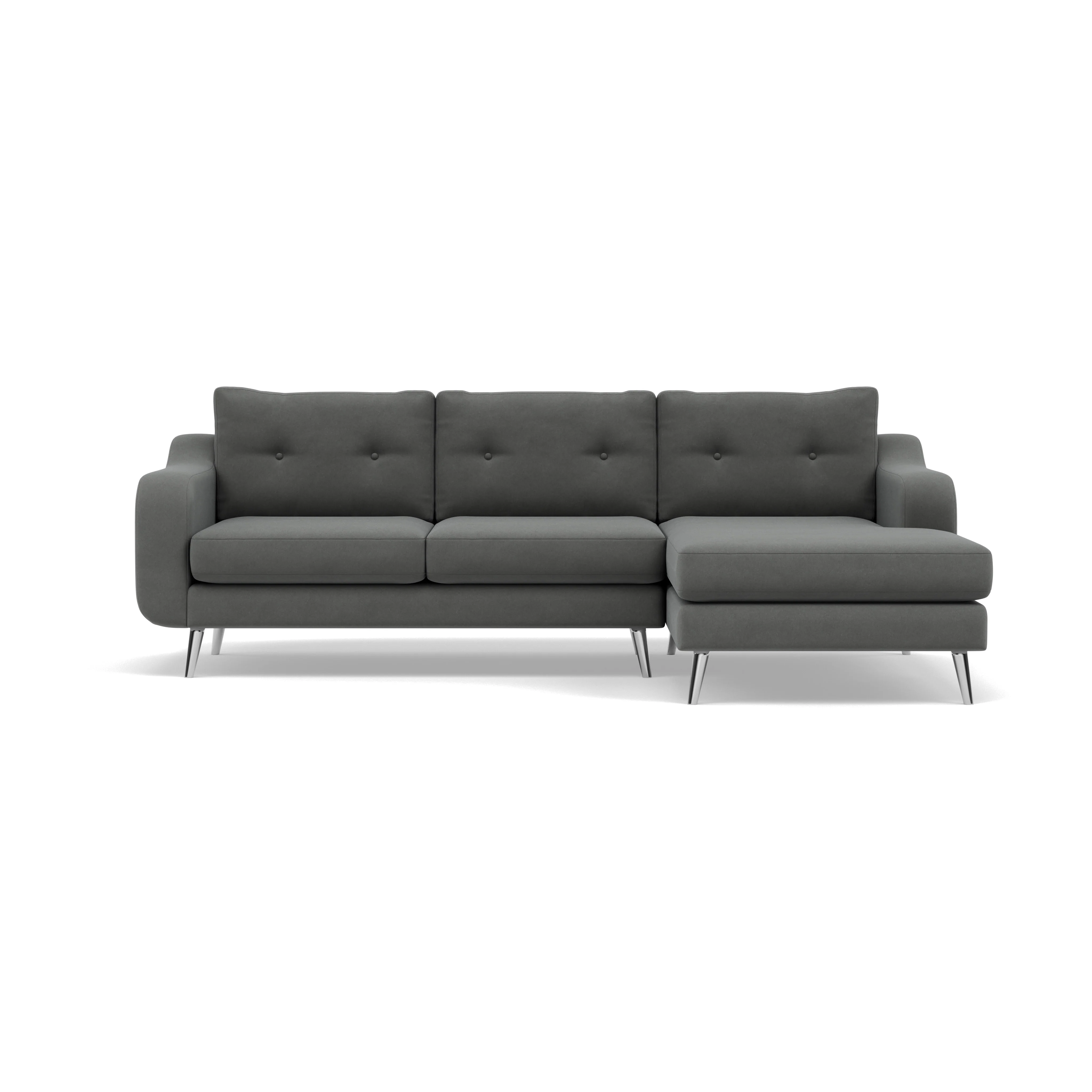 Phoebe Large Chaise Sofa - Large Chaise Sofa RHF Standard Back Grade B - Right Hand Facing - Image 21