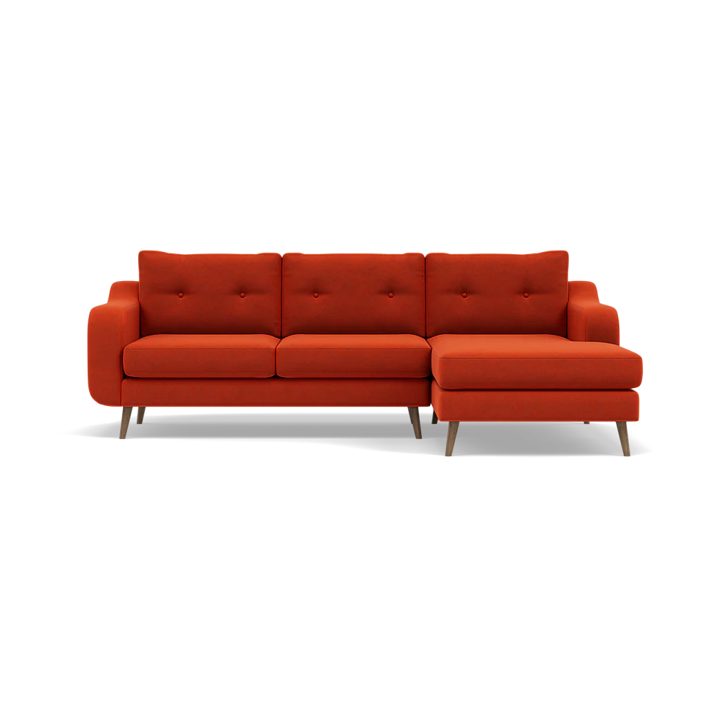 Phoebe Large Chaise Sofa - Large Chaise Sofa RHF Standard Back Grade B - Right Hand Facing - Image 39