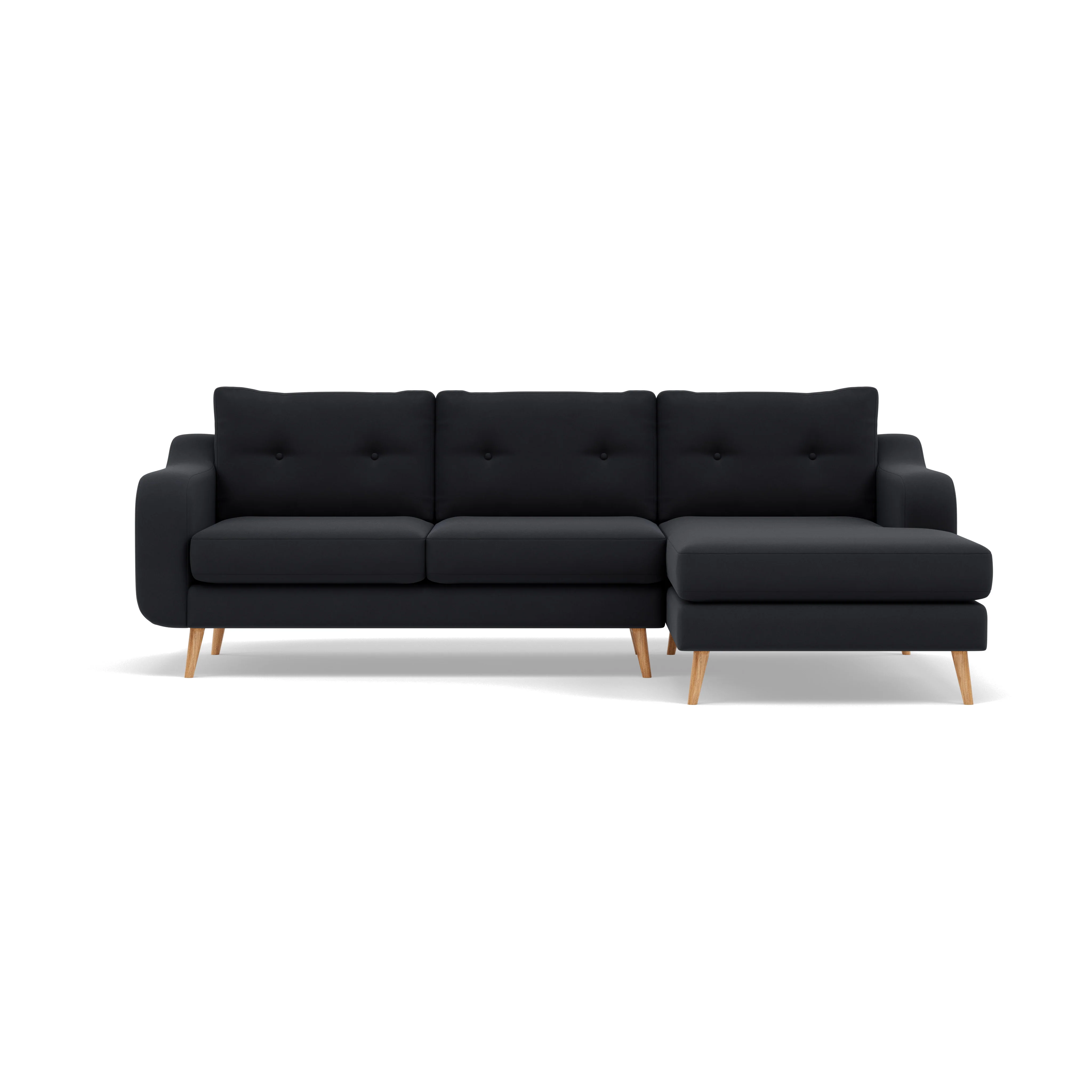 Phoebe Large Chaise Sofa - Large Chaise Sofa RHF Standard Back Grade B - Right Hand Facing - Image 4
