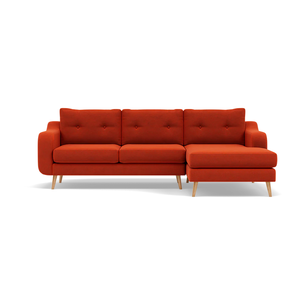 Phoebe Large Chaise Sofa - Large Chaise Sofa RHF Standard Back Grade B - Right Hand Facing - Image 40