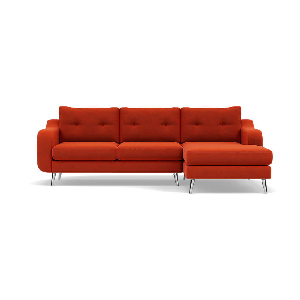 Phoebe Large Chaise Sofa - Large Chaise Sofa RHF Standard Back Grade B - Right Hand Facing - Image 41