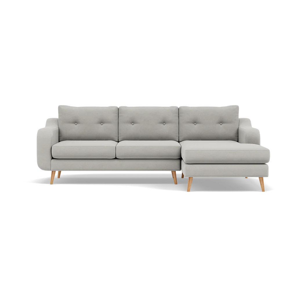 Phoebe Large Chaise Sofa - Large Chaise Sofa RHF Standard Back Grade B - Right Hand Facing - Image 44