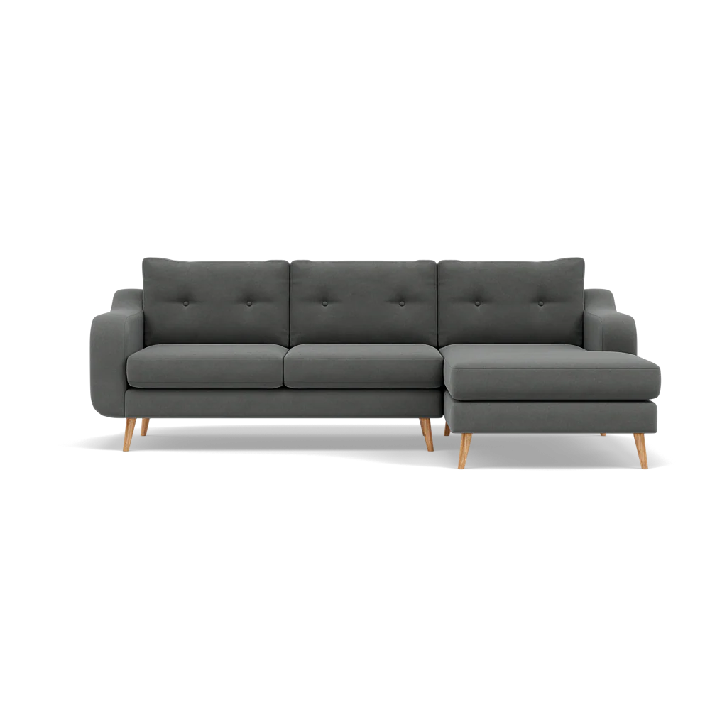 Phoebe Large Chaise Sofa - Large Chaise Sofa RHF Standard Back Grade B - Right Hand Facing - Image 48
