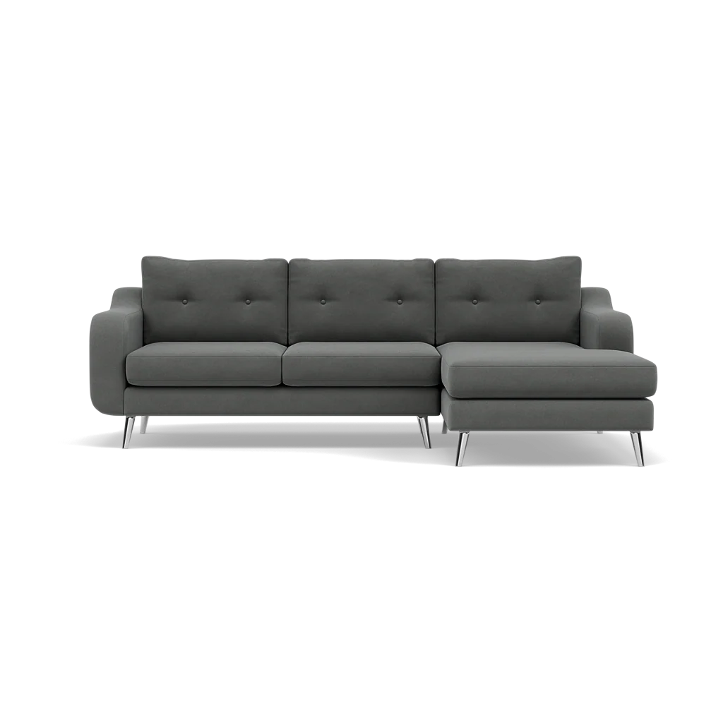 Phoebe Large Chaise Sofa - Large Chaise Sofa RHF Standard Back Grade B - Right Hand Facing - Image 49
