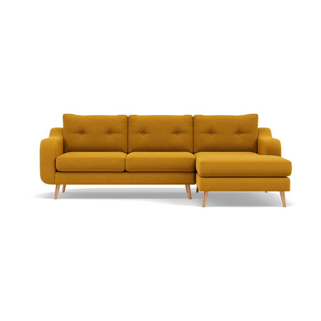 Phoebe Large Chaise Sofa - Large Chaise Sofa RHF Standard Back Grade B - Right Hand Facing - Image 56
