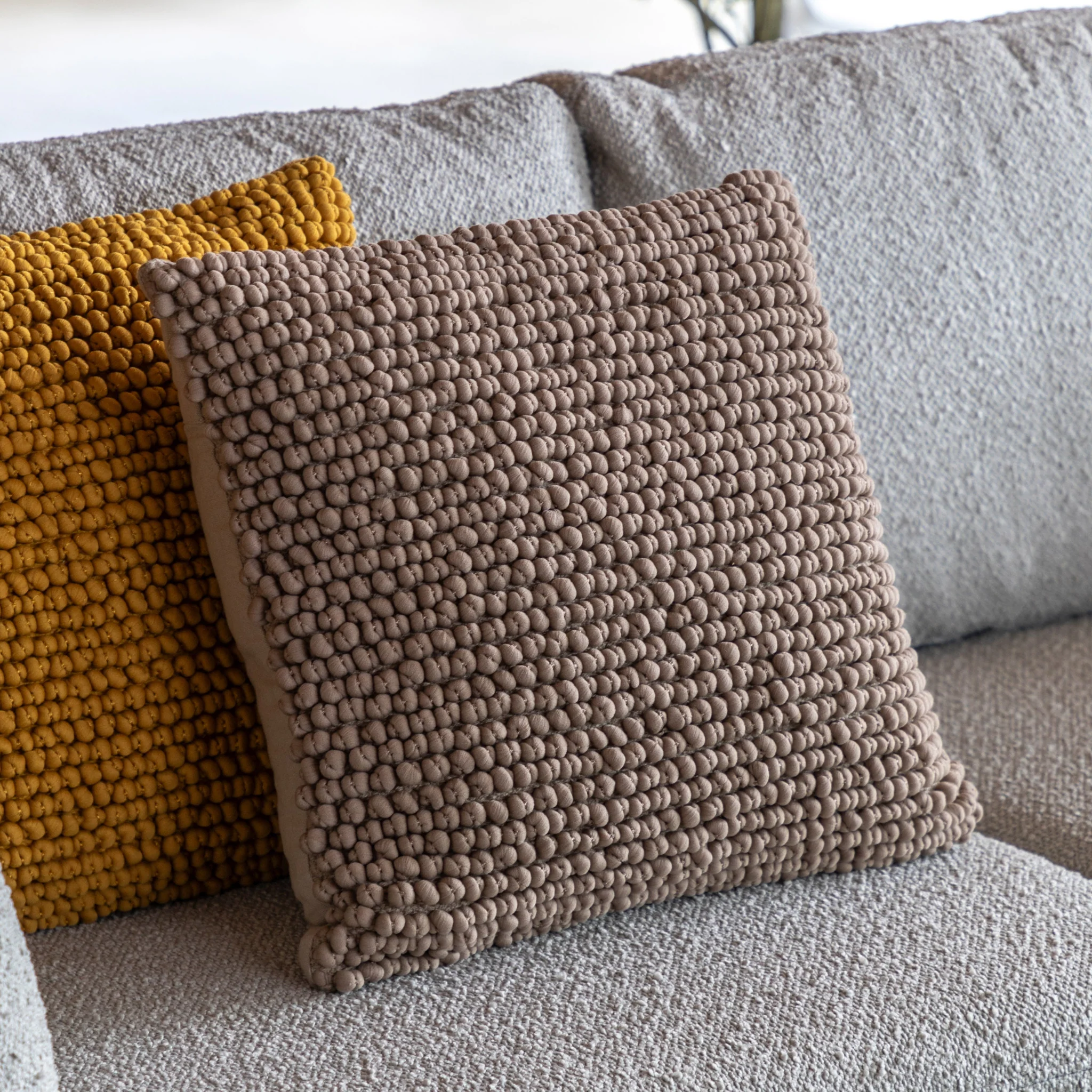 Pino Brown Cushion - Pino Cushion Taupe 45CM