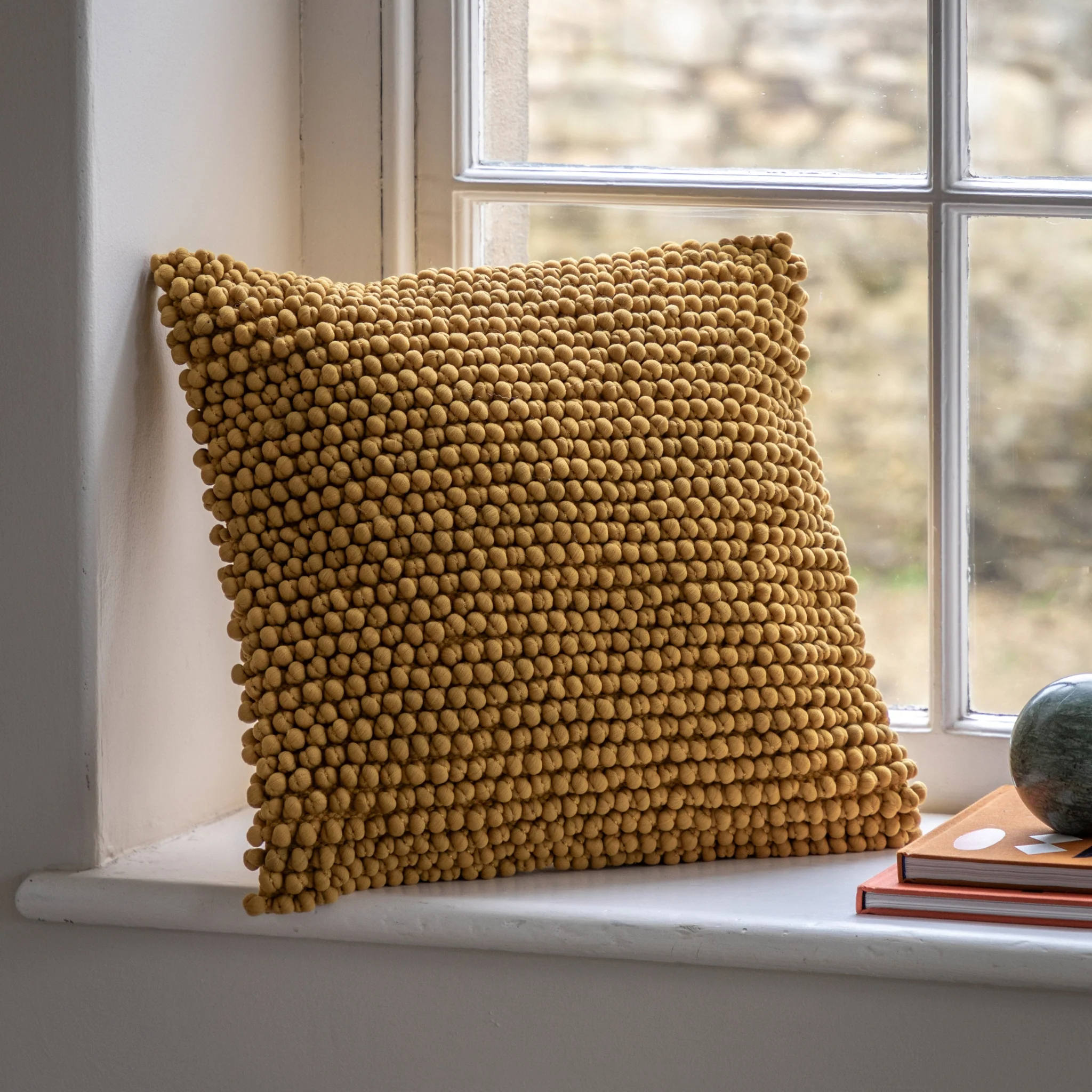 Pino Yellow Cushion - Pino Cushion Ochre 45CM