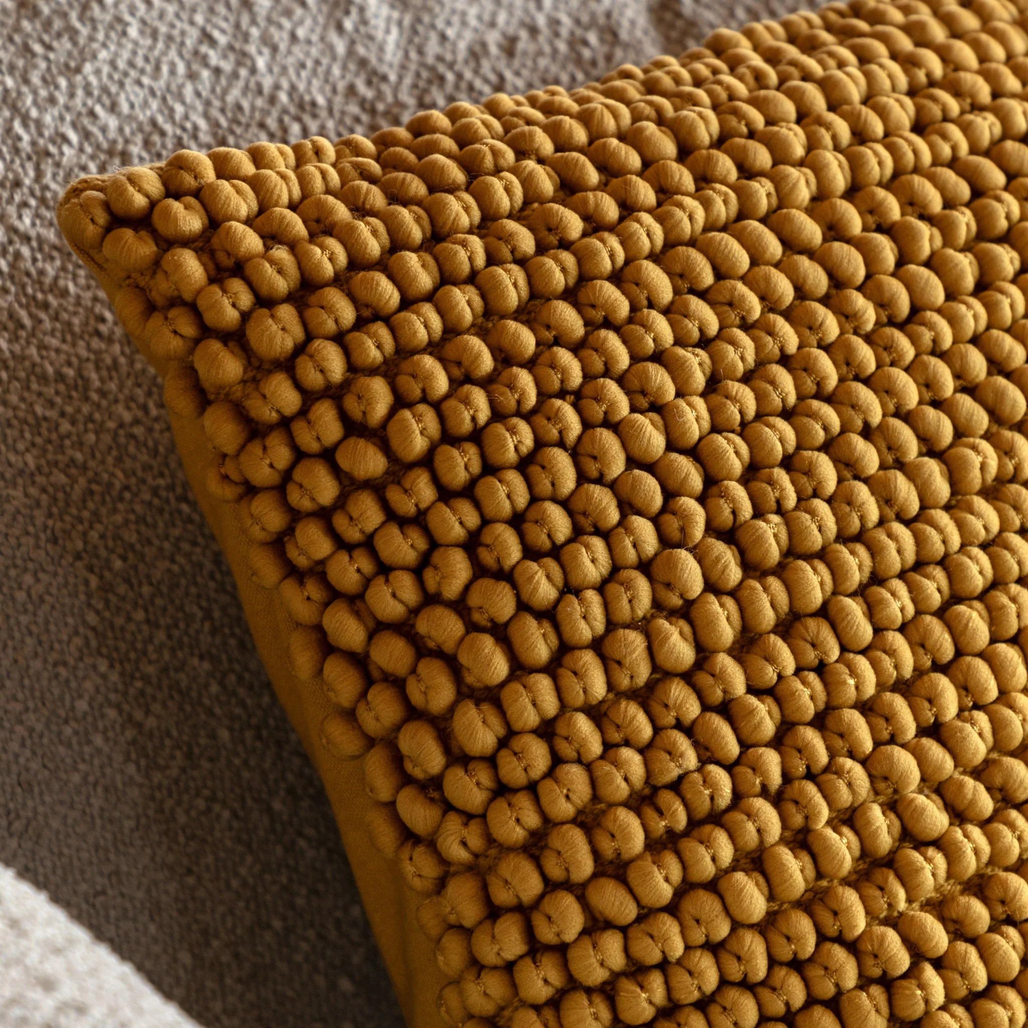 Pino Yellow Cushion - Pino Cushion Ochre 45CM - Image 2