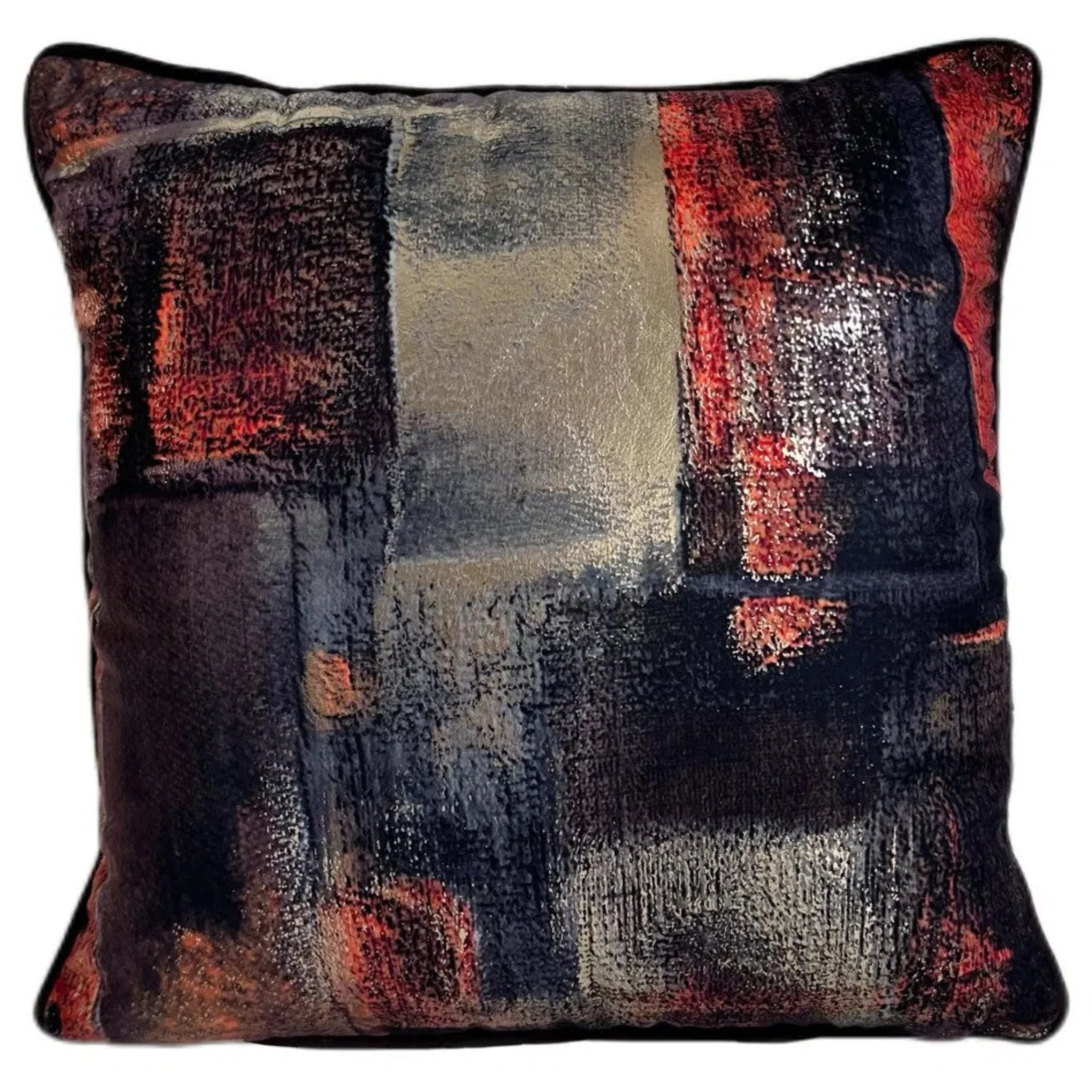 Paul Moneypenny Industrial Print Cushion - PM Industrial Print Cushion 45CM - Image 2