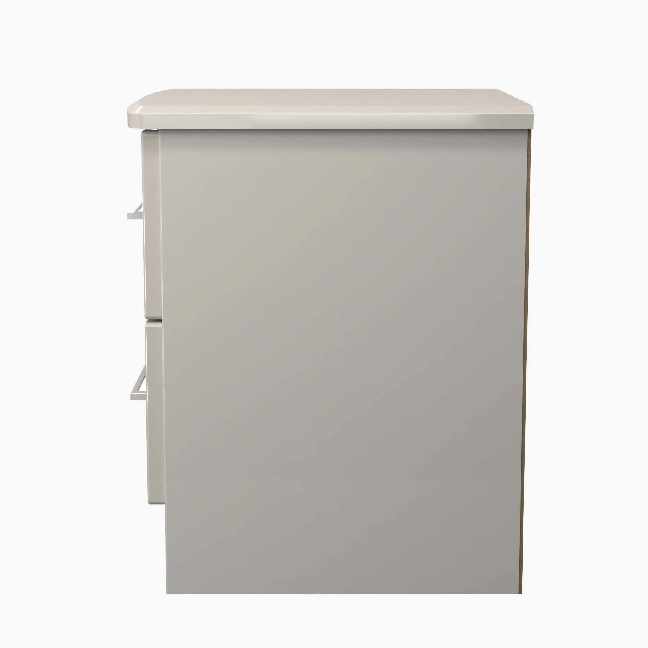 Portland 2 Drawer Bedside Cabinet - 2 Drawer Bedside Cabinet - Image 10