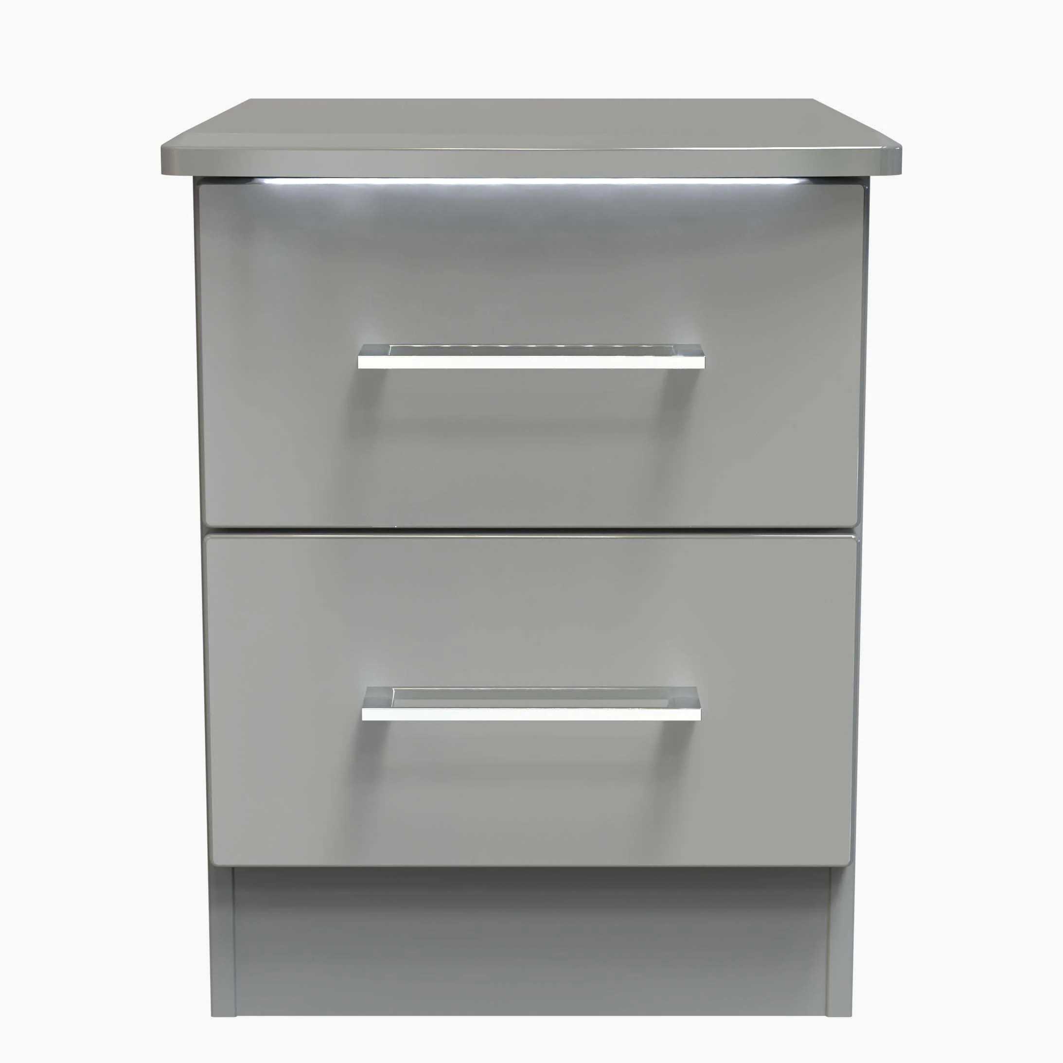 Portland 2 Drawer Bedside Cabinet - 2 Drawer Bedside Cabinet - Image 11
