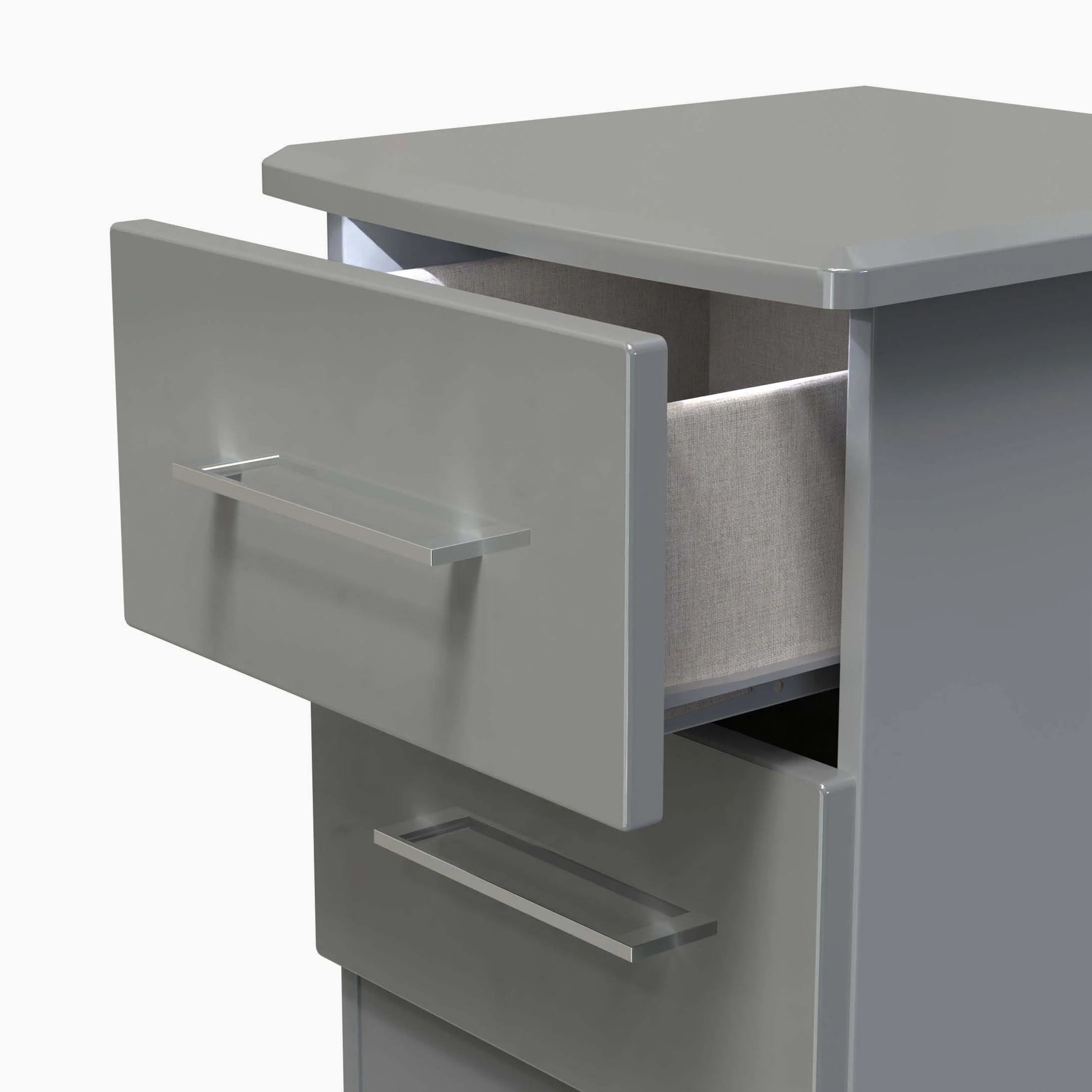 Portland 2 Drawer Bedside Cabinet - 2 Drawer Bedside Cabinet - Image 14