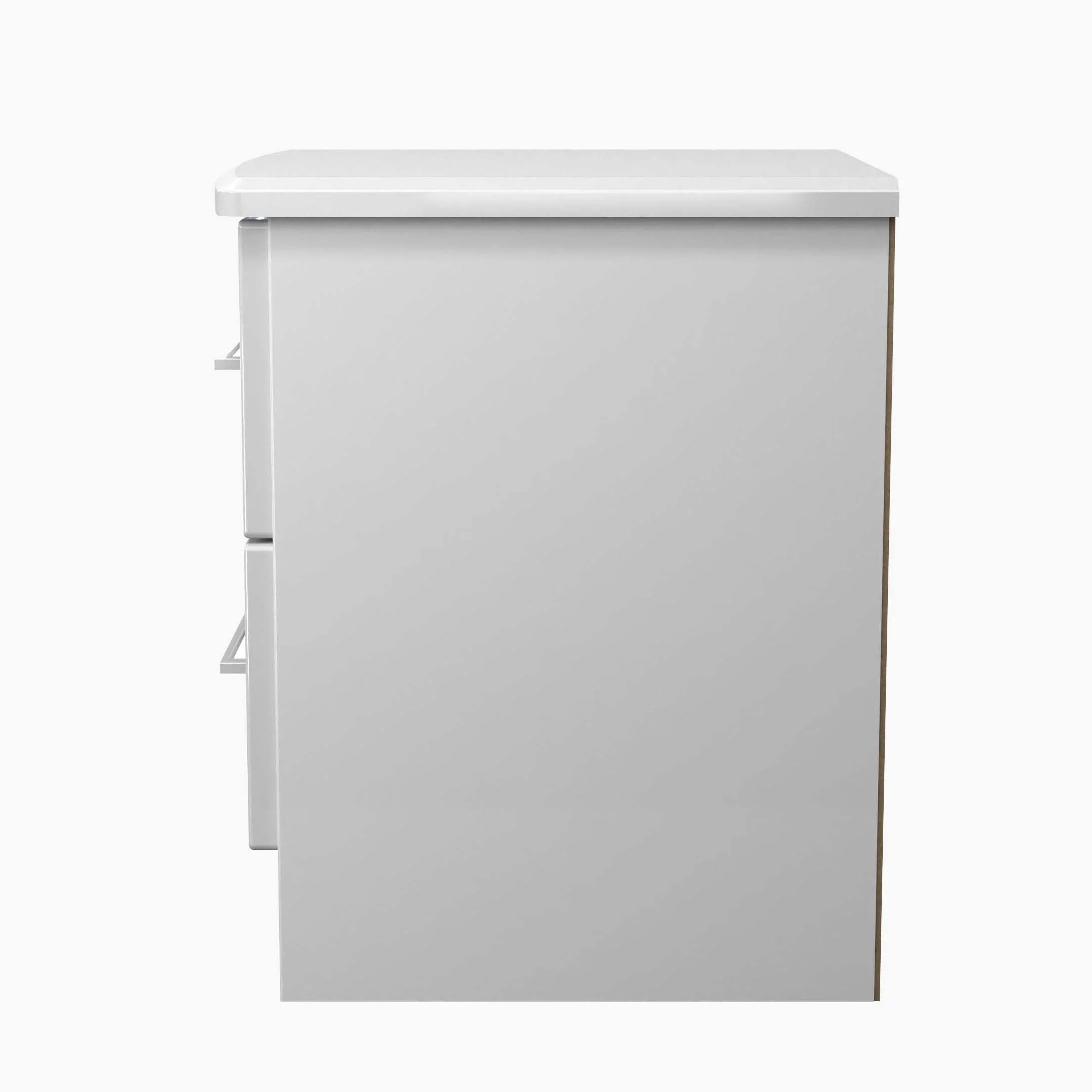 Portland 2 Drawer Bedside Cabinet - 2 Drawer Bedside Cabinet - Image 5