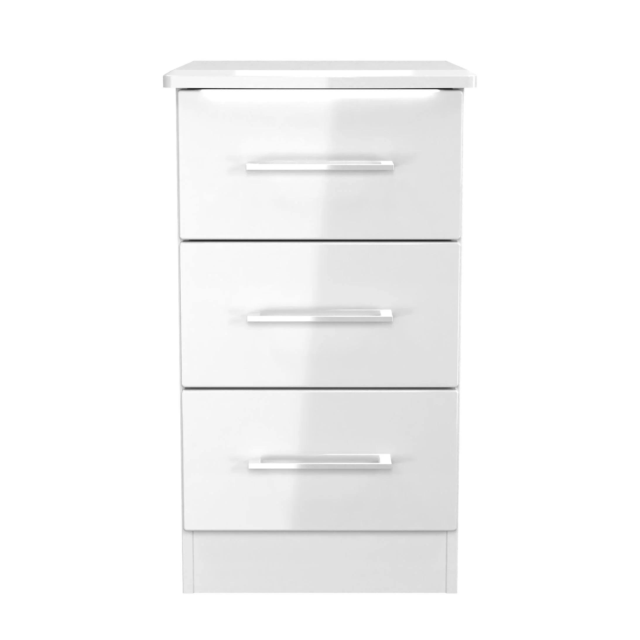 Portland 3 Drawer Bedside Cabinet - 3 Drawer Bedside Cabinet