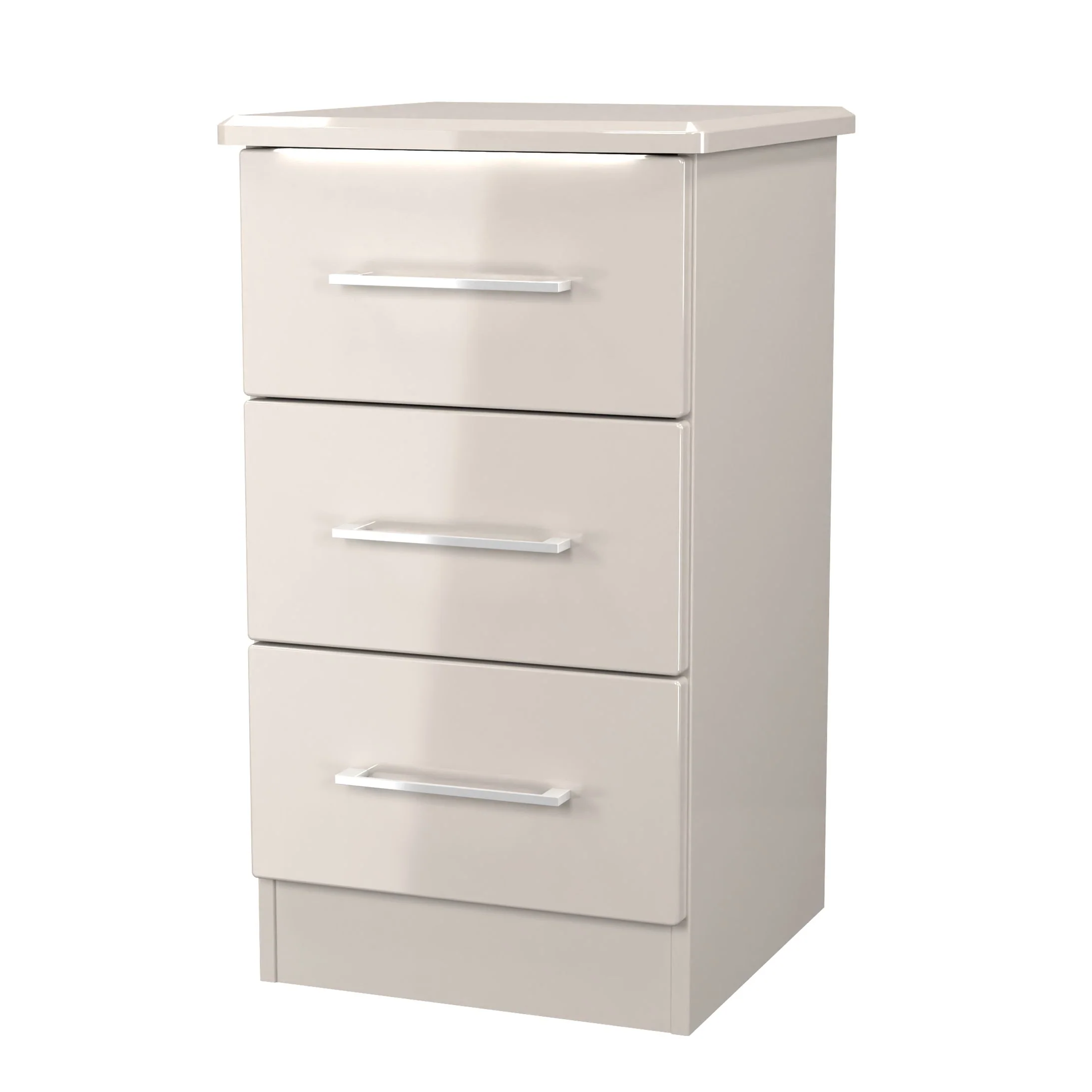 Portland 3 Drawer Bedside Cabinet - 3 Drawer Bedside Cabinet - Image 5