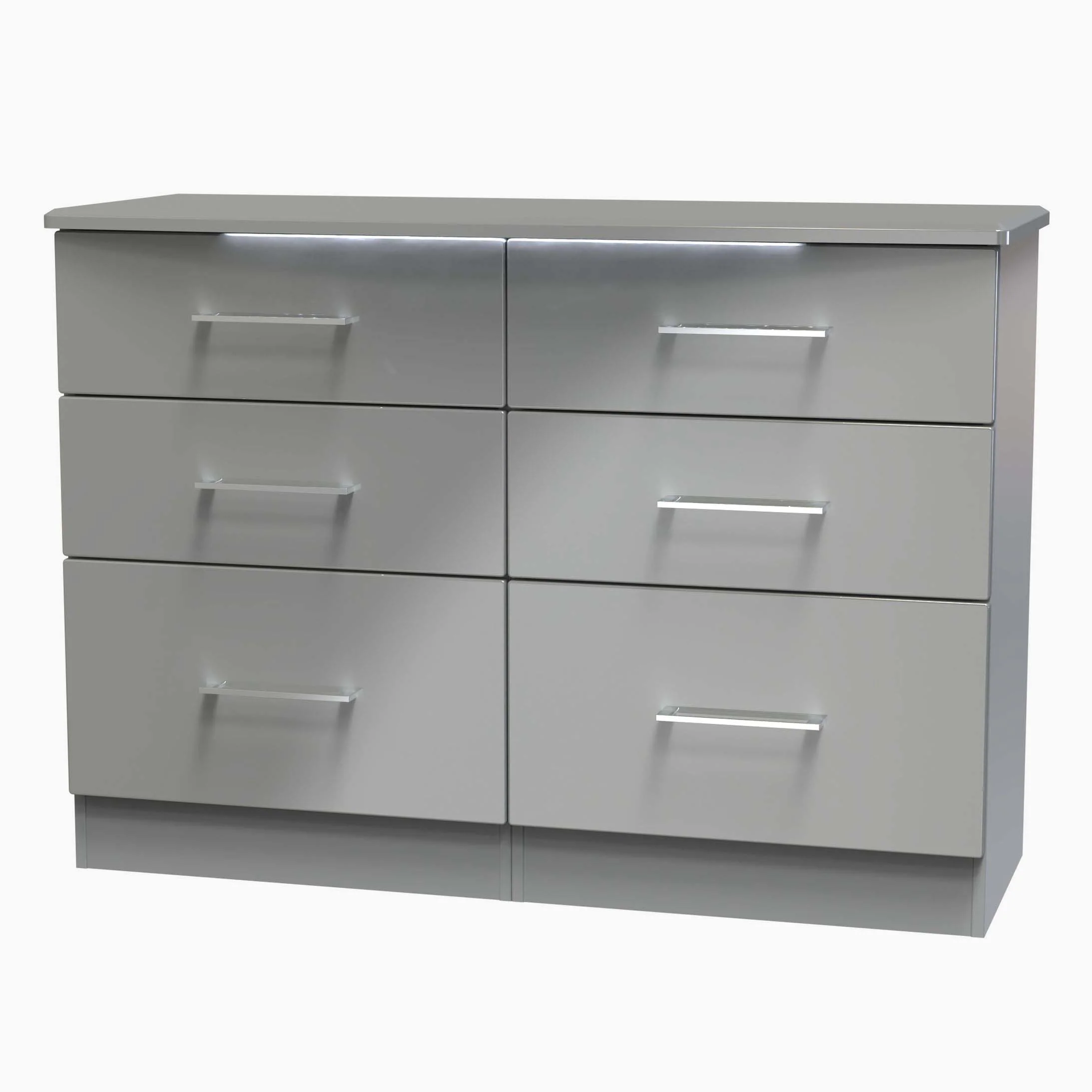 Portland 6 Drawer Midi Chest - 6 Drawer Midi Chest - Image 15