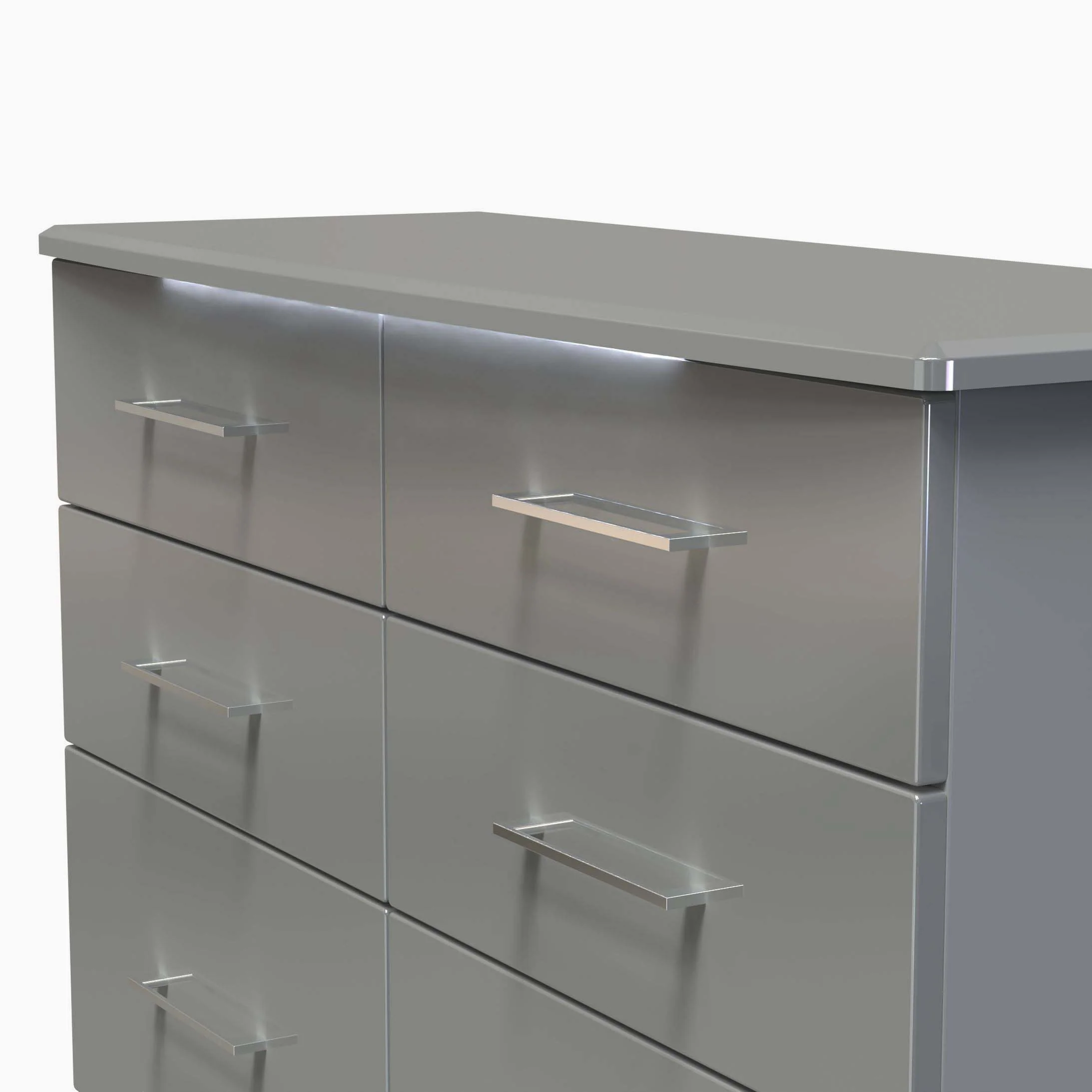 Portland 6 Drawer Midi Chest - 6 Drawer Midi Chest - Image 16