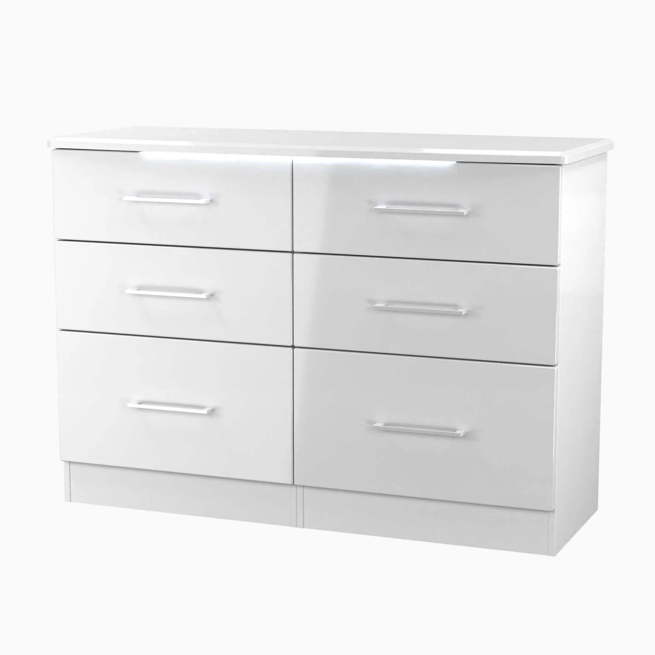 Portland 6 Drawer Midi Chest - 6 Drawer Midi Chest - Image 3