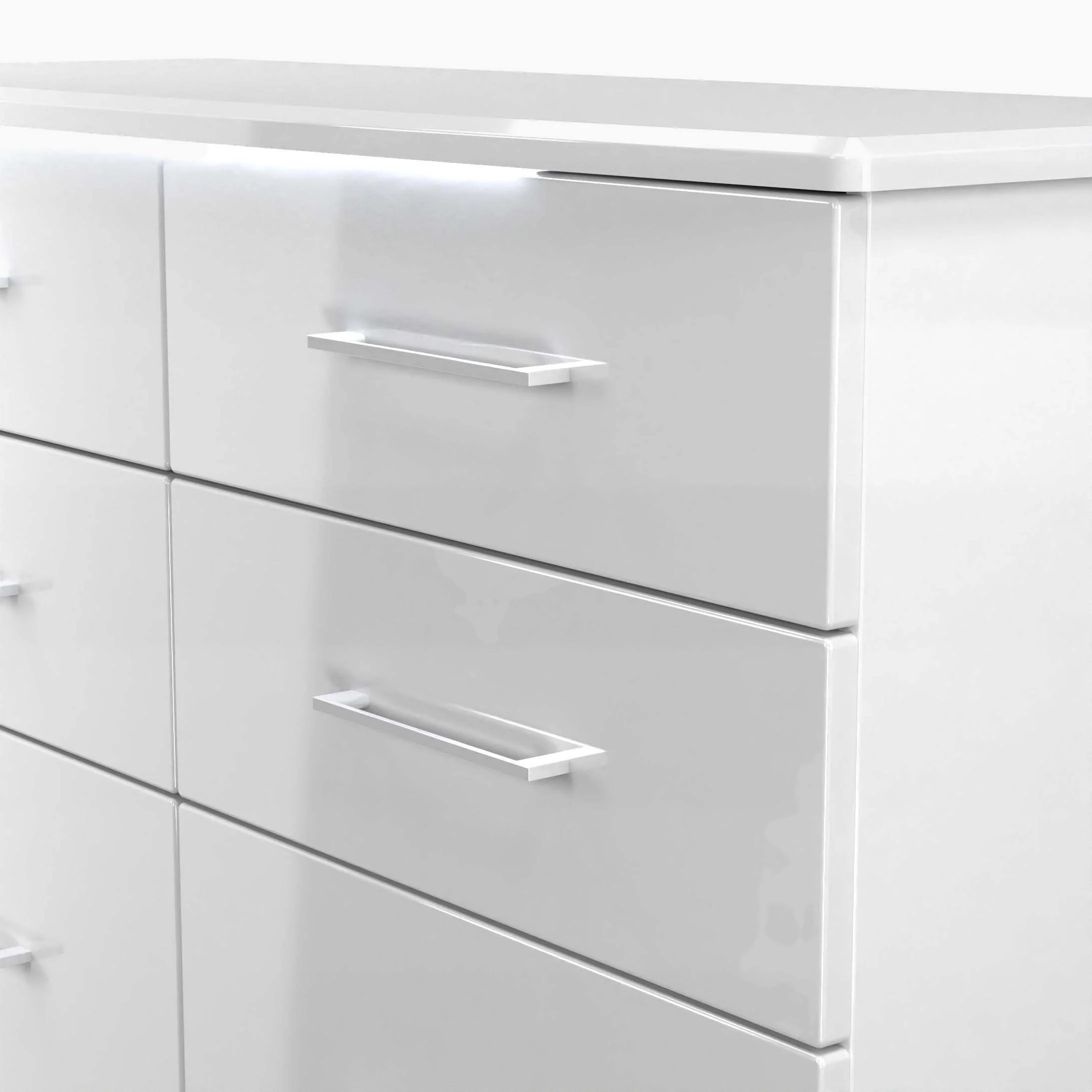 Portland 6 Drawer Midi Chest - 6 Drawer Midi Chest - Image 4
