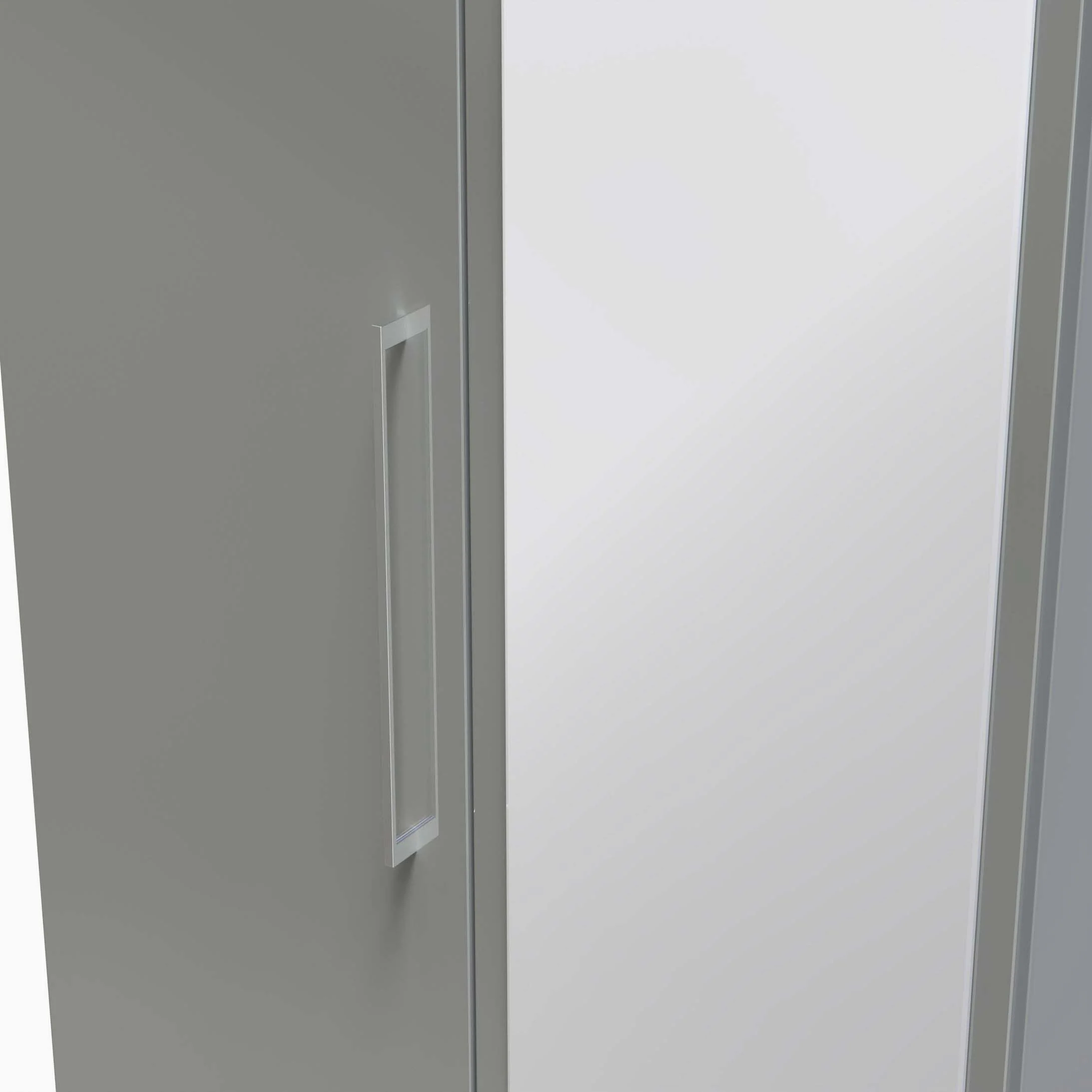 Portland Tall Double Mirror Wardrobe - Tall Double Mirror Wardrobe - Image 14