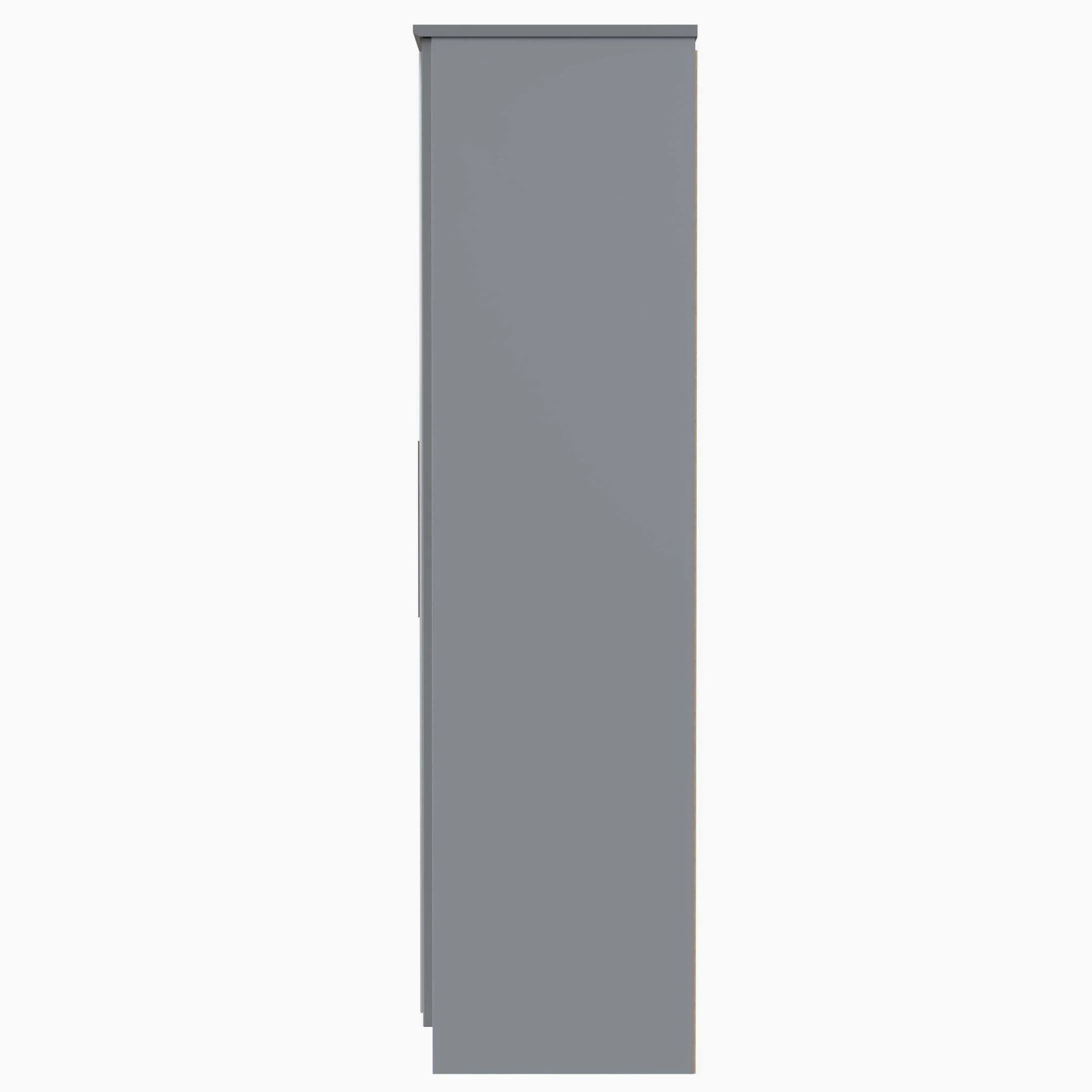 Portland Tall Double Mirror Wardrobe - Tall Double Mirror Wardrobe - Image 16