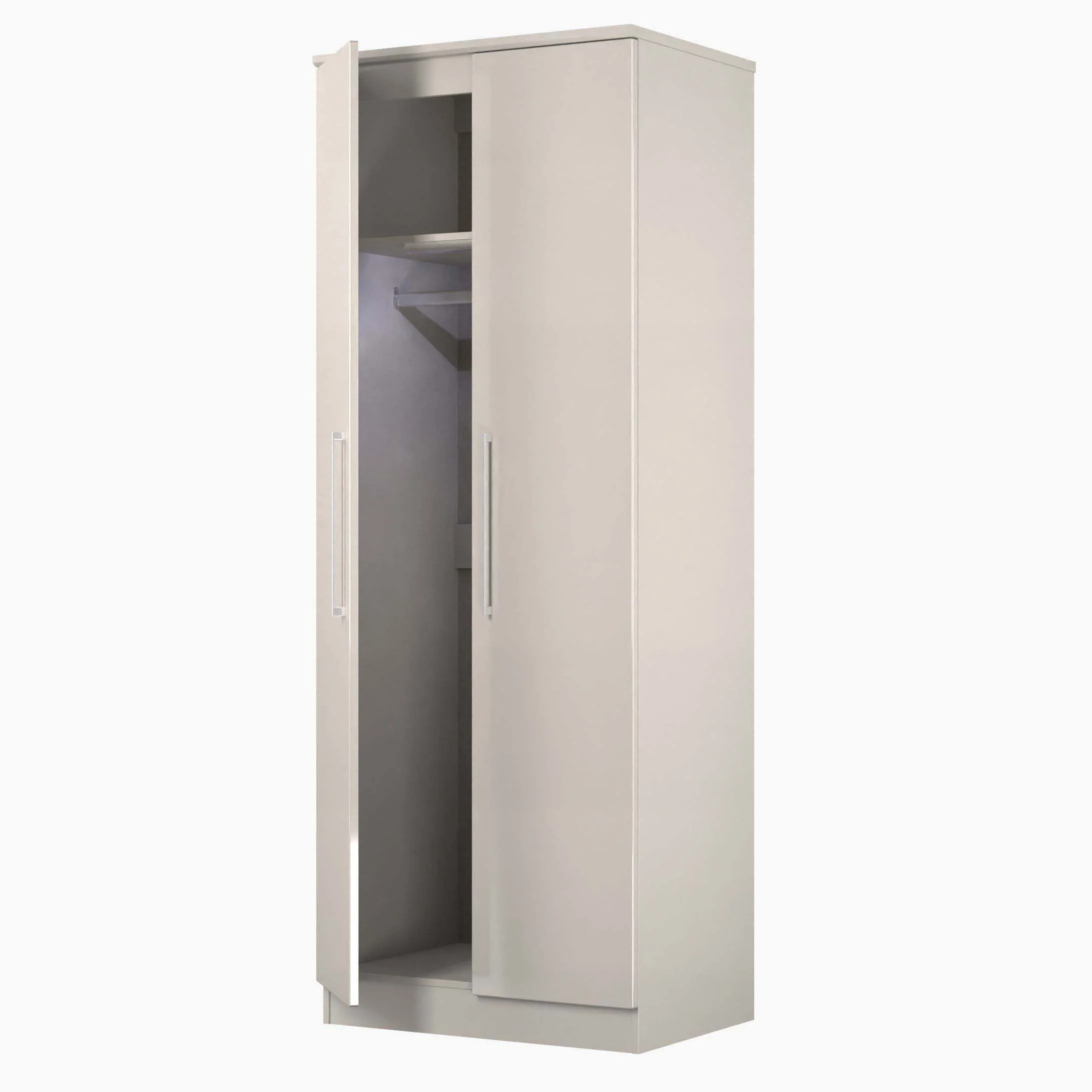Portland Tall Plain Double Wardrobe - Tall Plain Double Wardrobe - Image 11
