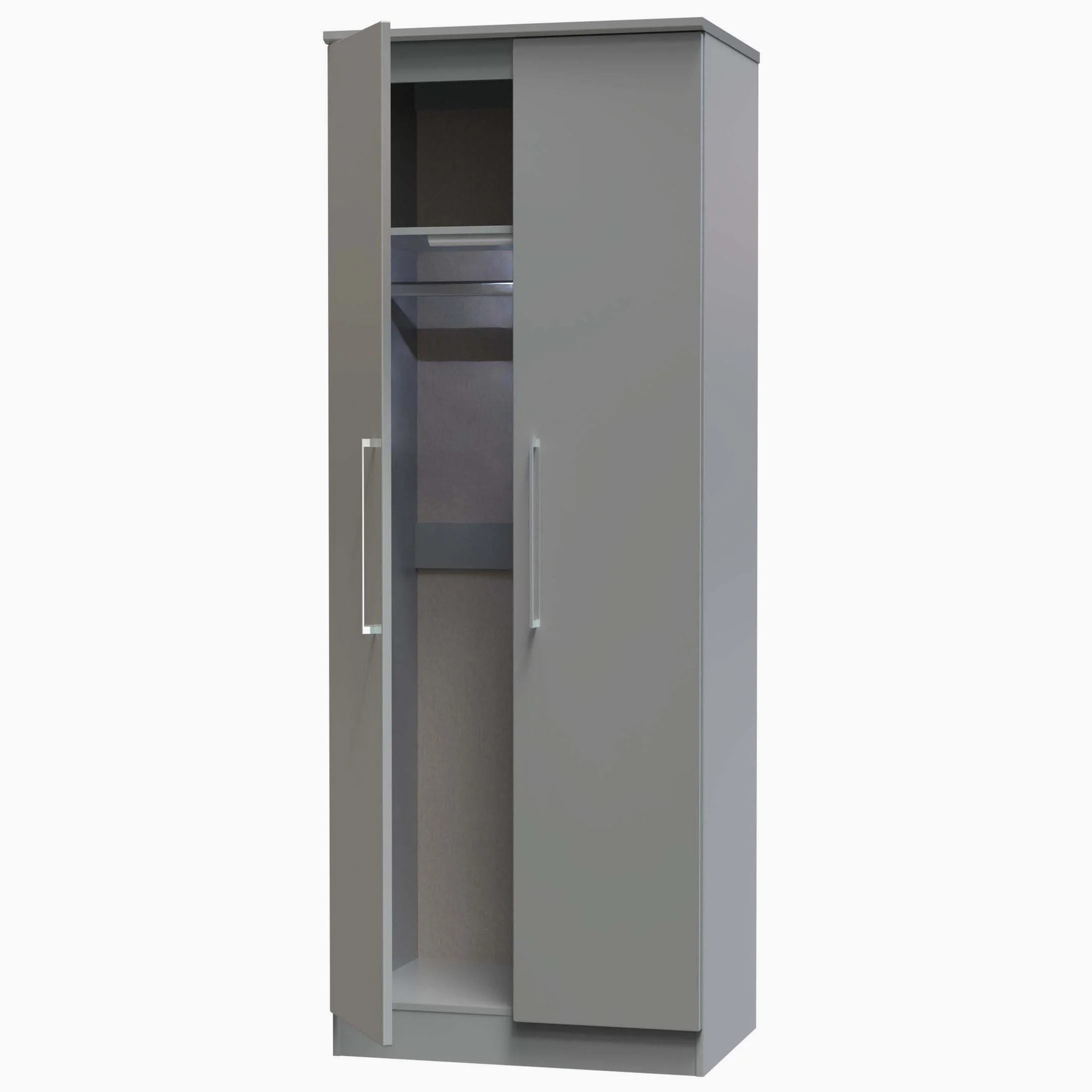 Portland Tall Plain Double Wardrobe - Tall Plain Double Wardrobe - Image 15