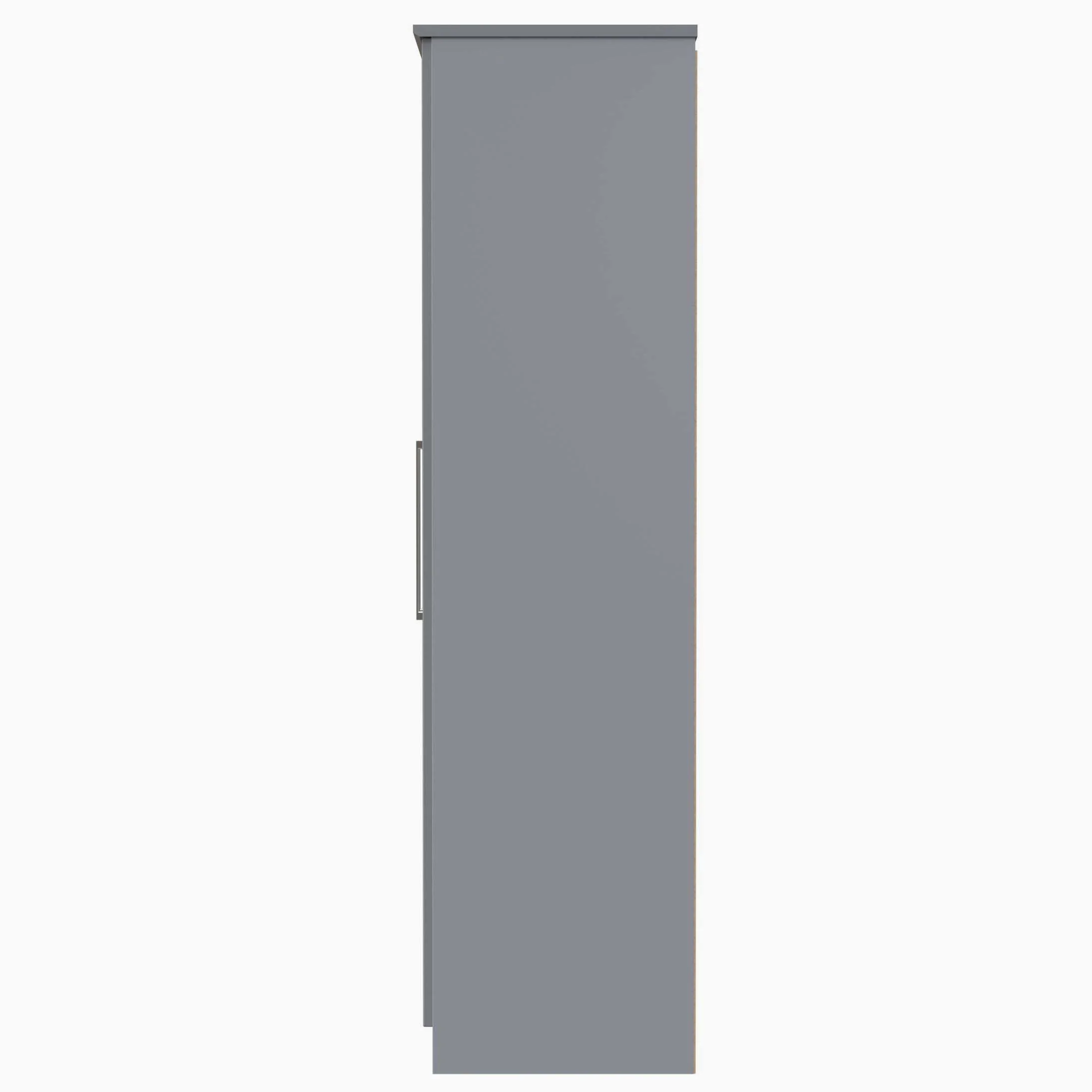Portland Tall Plain Double Wardrobe - Tall Plain Double Wardrobe - Image 16