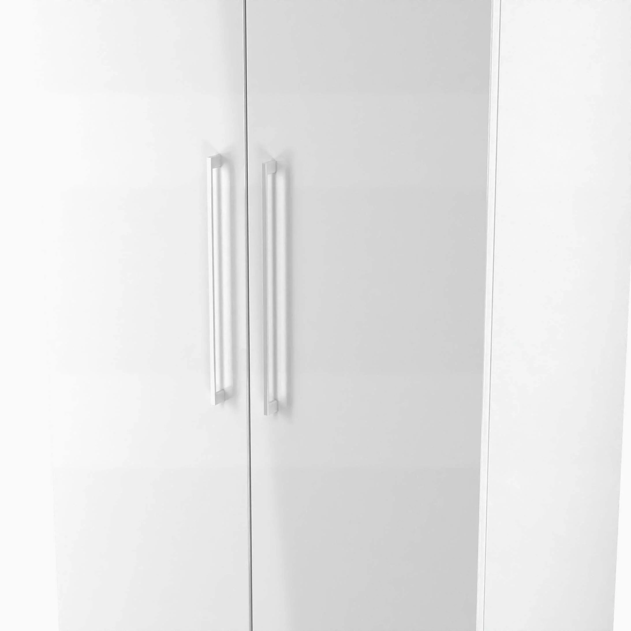 Portland Tall Plain Double Wardrobe - Tall Plain Double Wardrobe - Image 6
