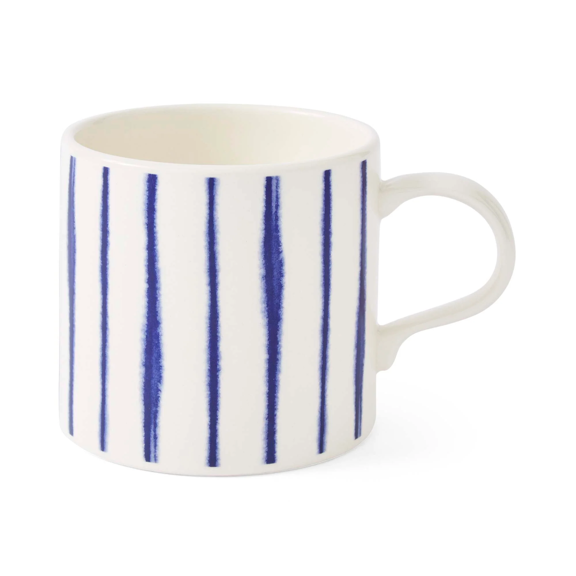 Portmeirion Mugmerion Blue Wash Pin Stripe Mugs - Mugmerion Blue Wash Pin Stripe Mug