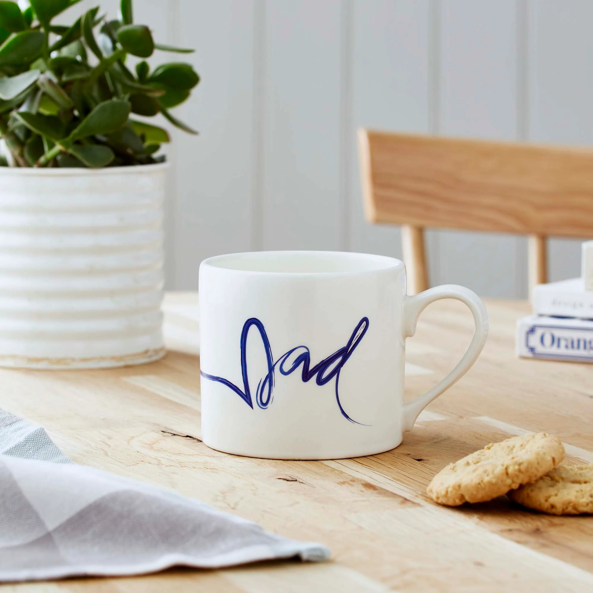 Portmeirion Mugmerion Blue & White Dad Mug - Mugmerion Blue & White Dad Mug