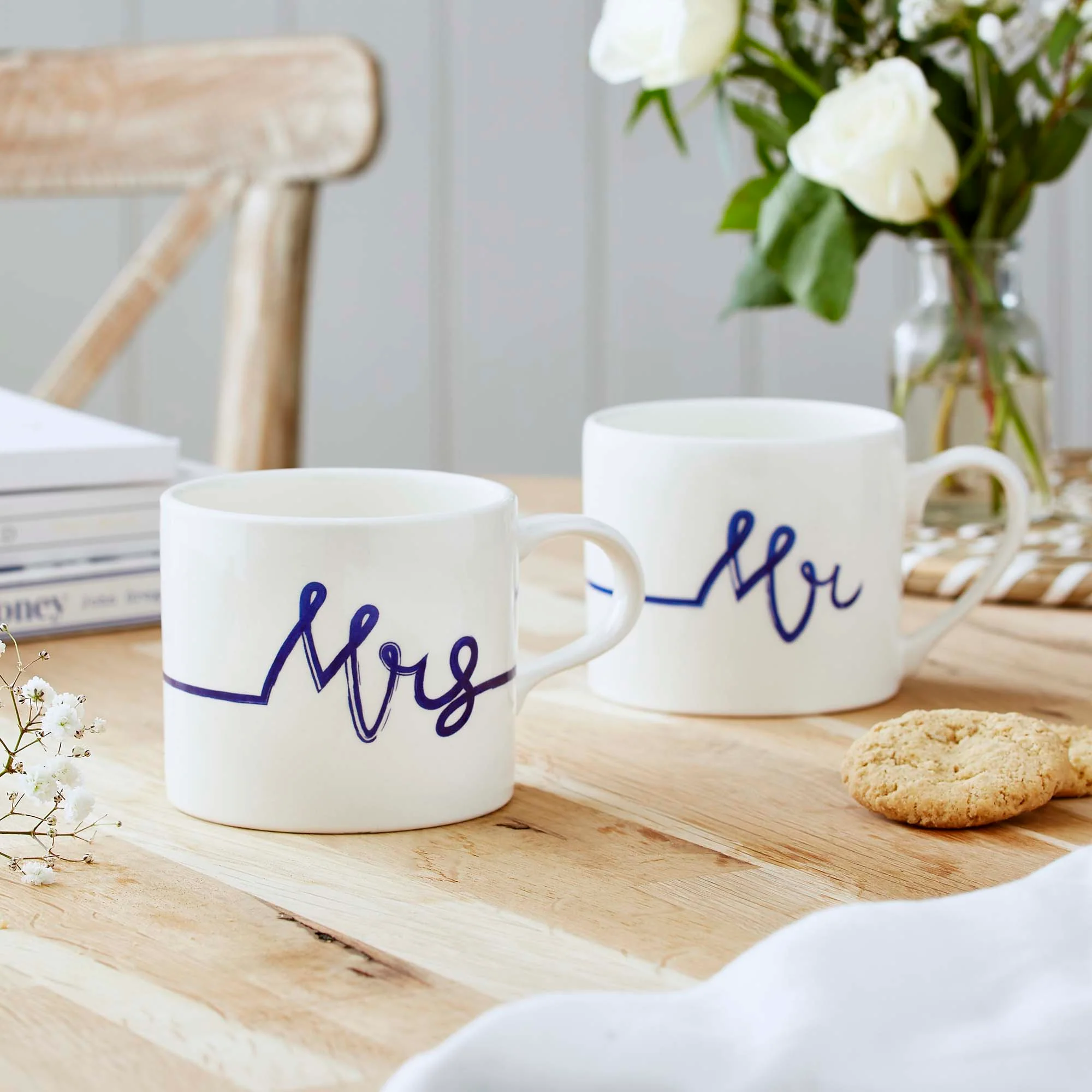 Portmeirion Mugmerion Blue & White Mrs Mug - Mugmerion Blue & White Mrs Mug - Image 7