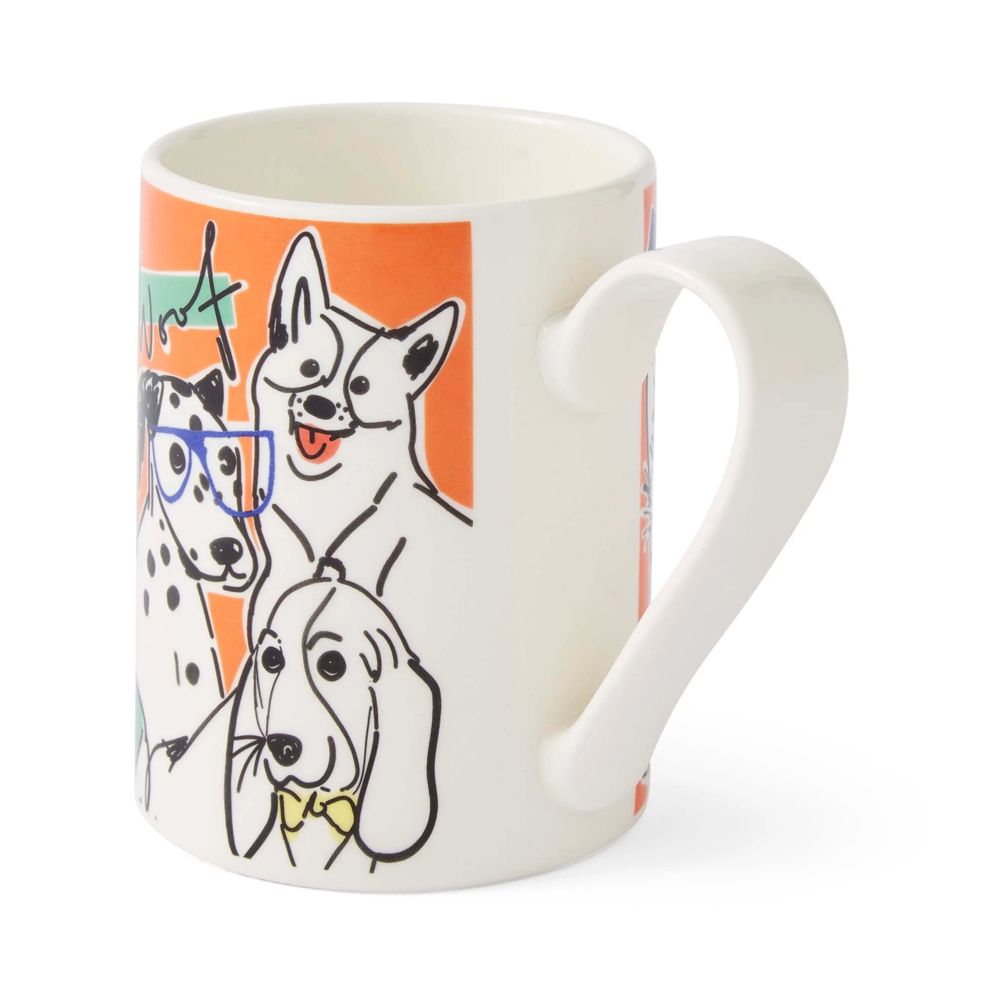 Portmeirion Mugmerion Orange Dogs Mug - DISC Mugmerion Orange Dogs Mug - Image 3