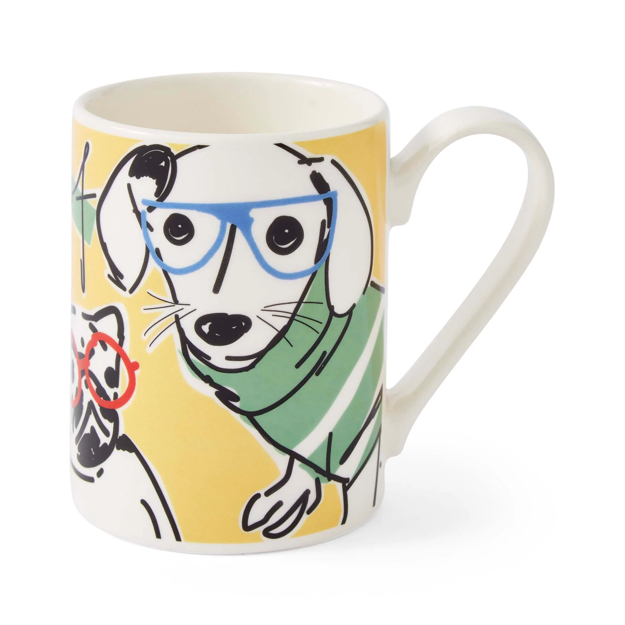 Portmeirion Mugmerion Yellow Dogs Mug - Mugmerion Yellow Dogs Mug