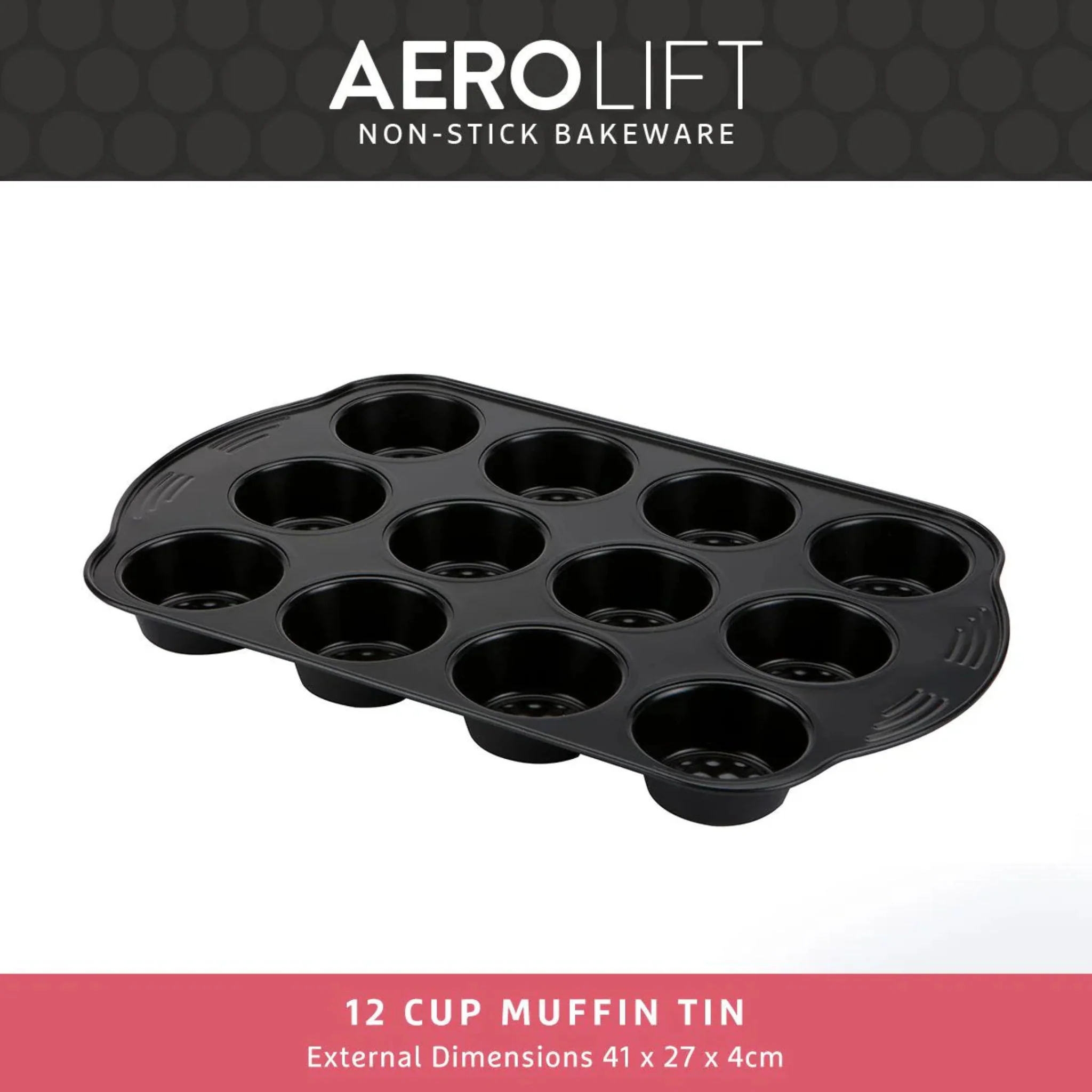 Prestige Aerolift Bakeware Muffin Tin 12 Cup - Image 2