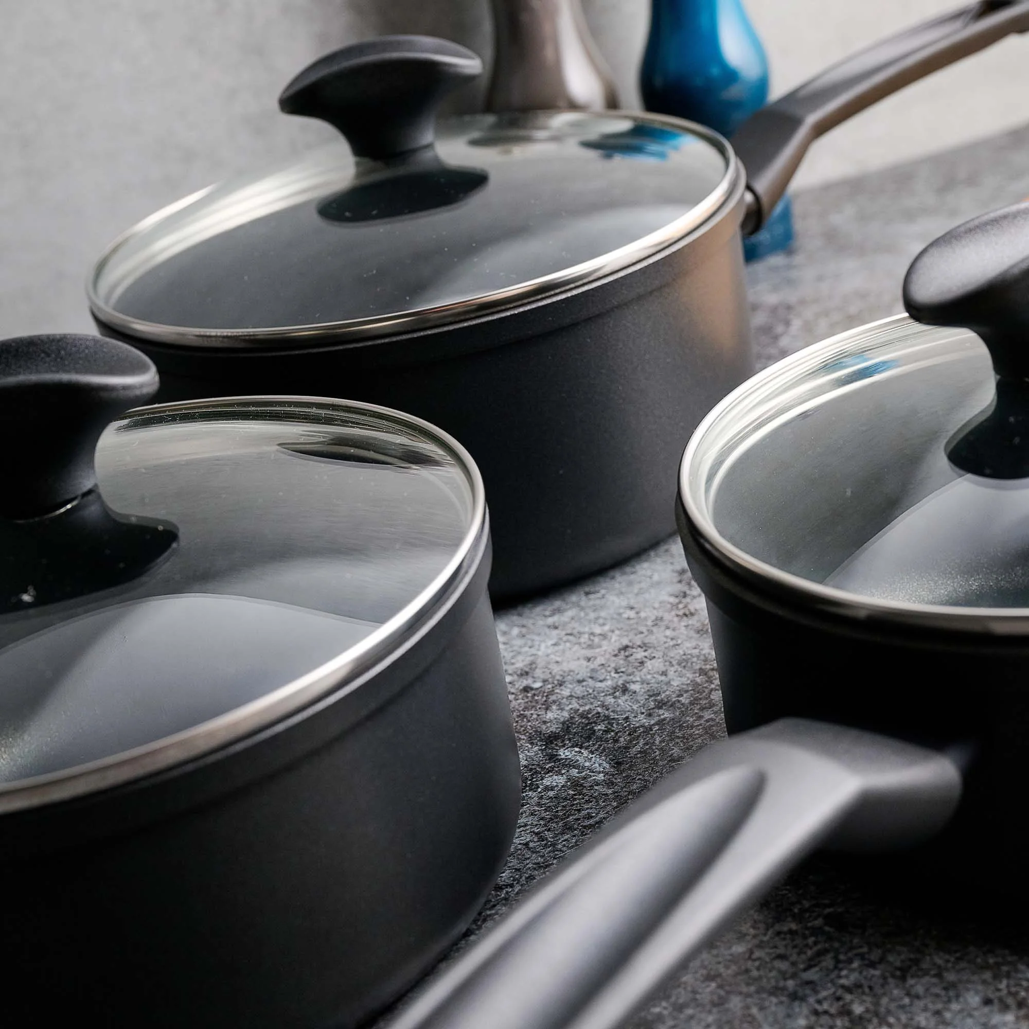 Prestige x9 Tougher Non Stick 3 Piece Pan Set - Prestige x9 Tougher 3Pce Set - Image 3
