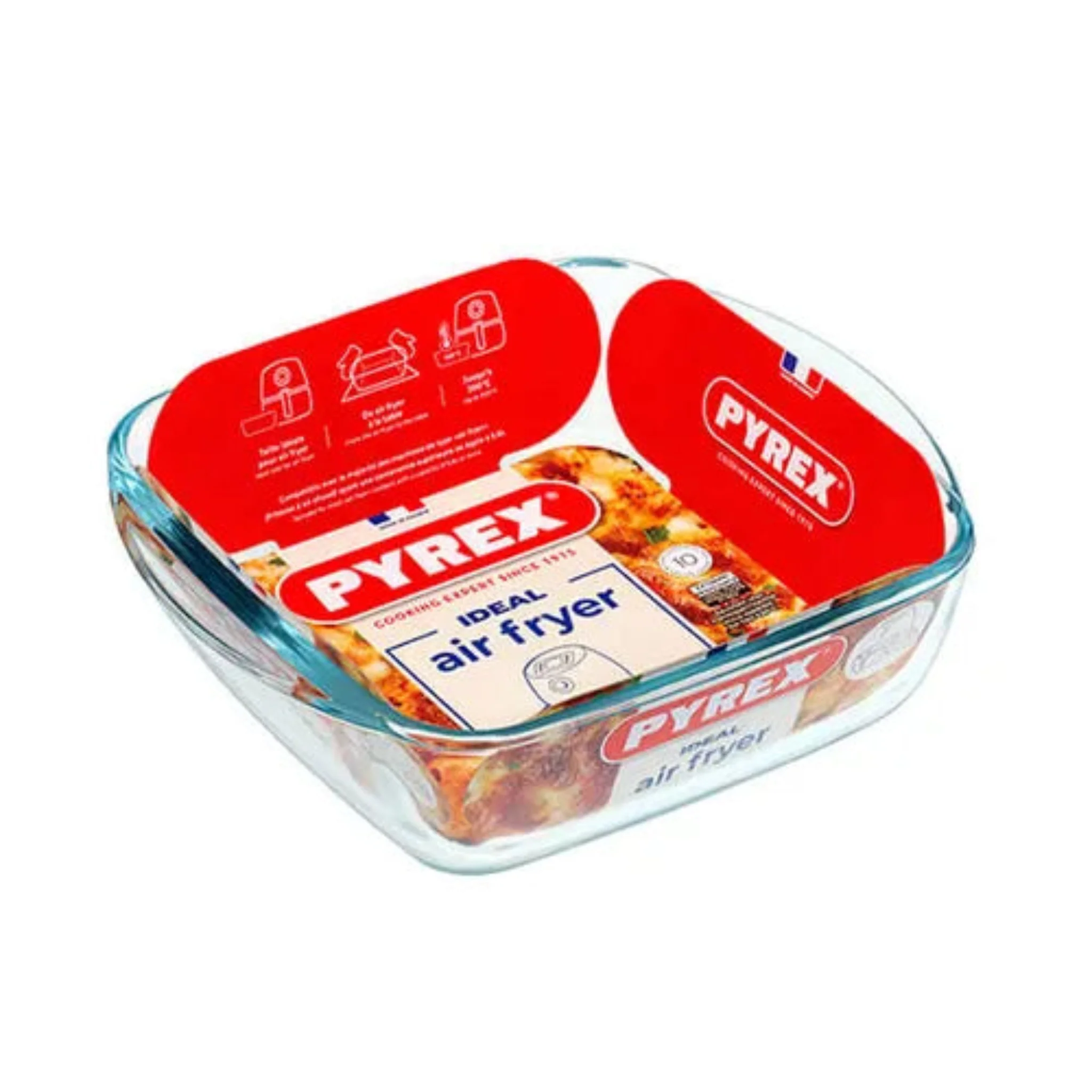 Pyrex Square Dish Air Fryer Without Lid 1.0L - Pyrex Square Dish Air Fryer Without Lid 1.0L - Image 2