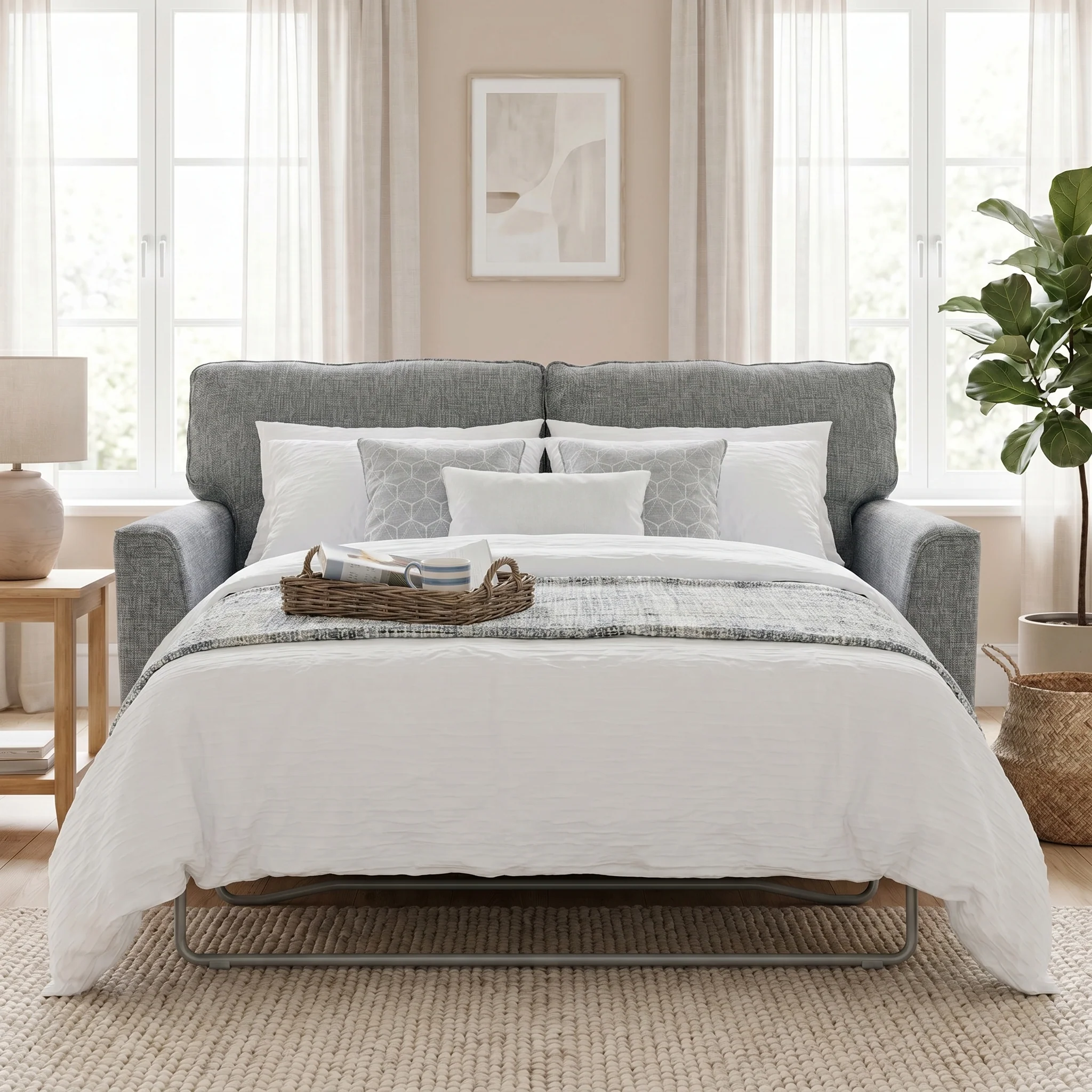 Reuben 2 Seater Sofa Bed - 2 Seater Sofabed - Comfort Mattress Grade A - Image 3