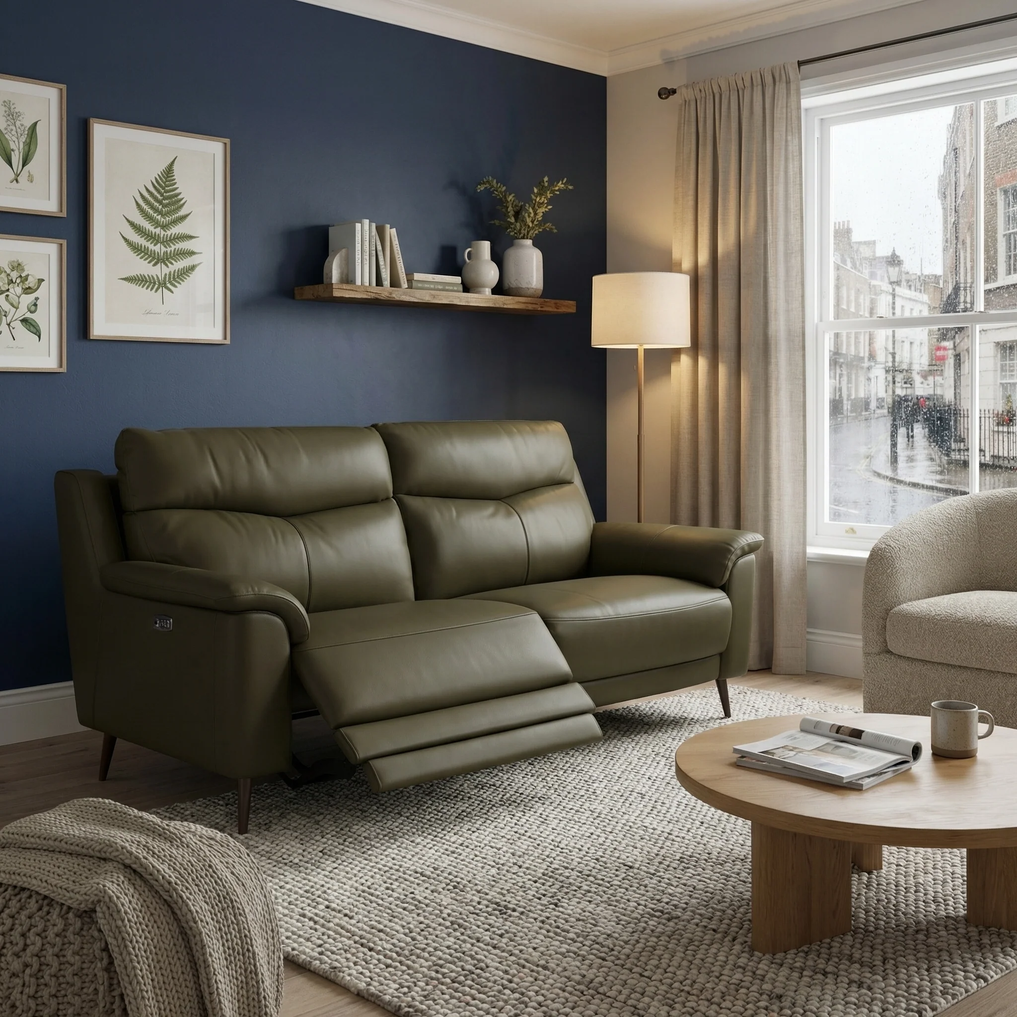 Revel 3 Seater Recliner Sofa - 2.5 Seater Sofa with 2 Power Recliners Cat 20S - Power Recliner with USB - Image 2