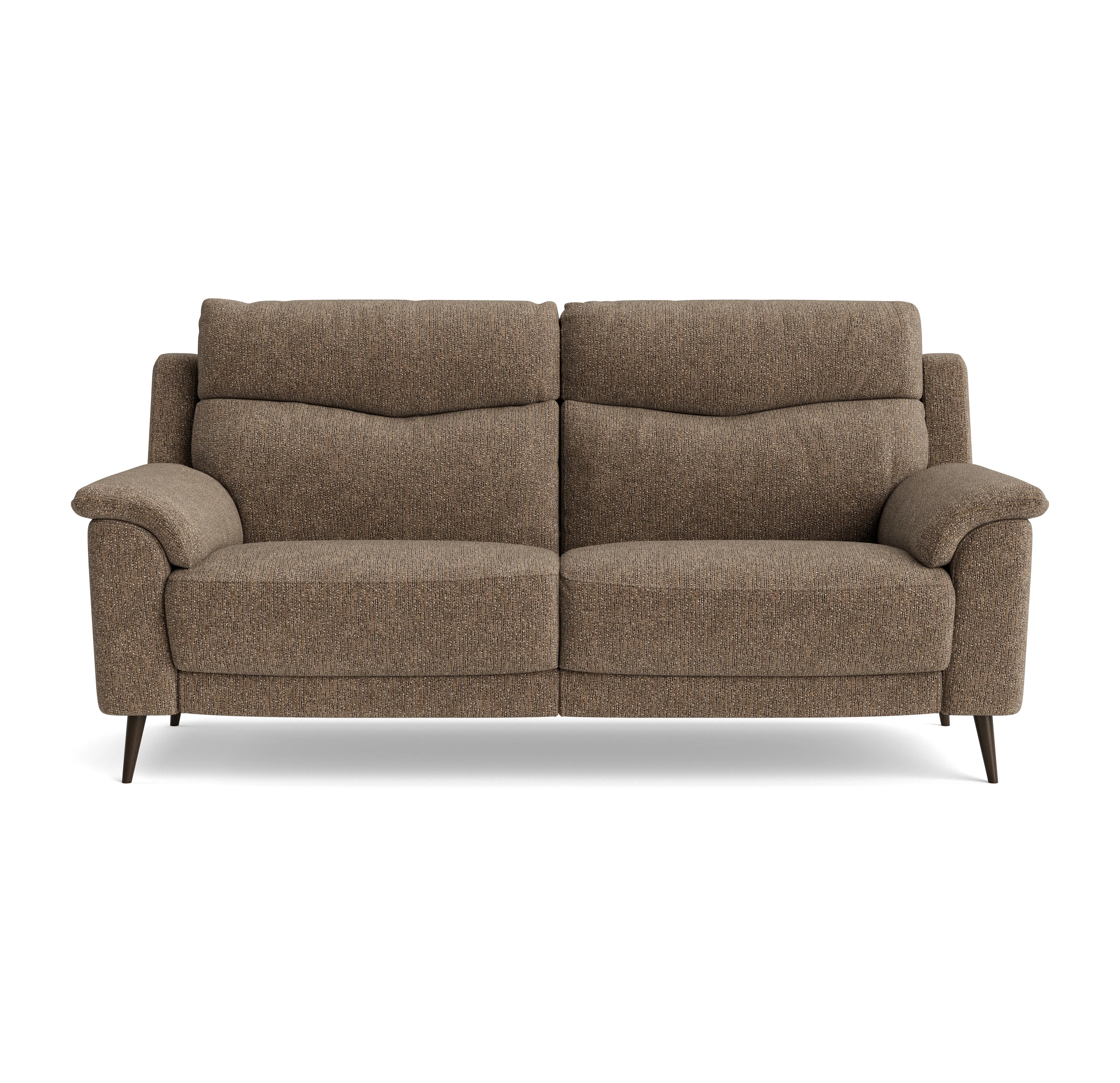 Revel Small 3 Seater Sofa - 2.5 Seater Sofa Compact Fabric - Image 4