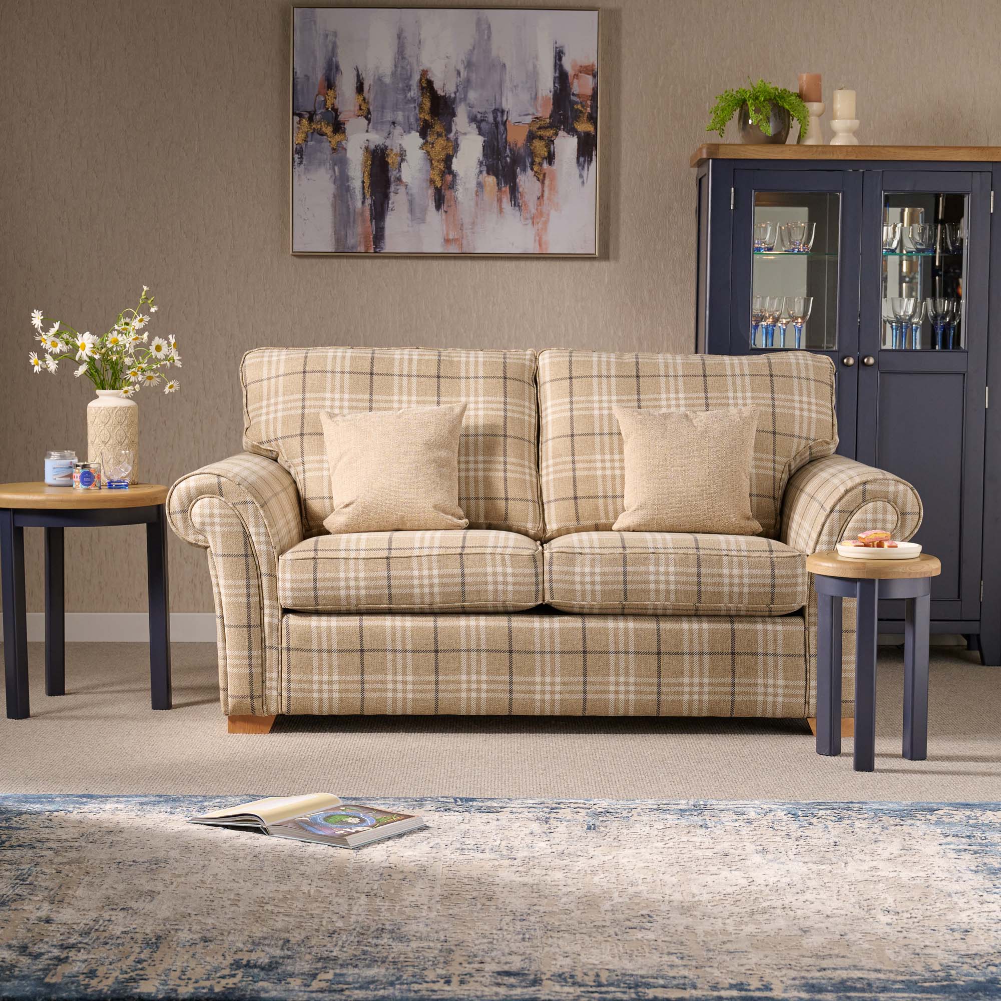Ripley 2 Seater Sofa Bed - 2 Seater Sofabed - Comfort Mattress Grade C - Regal - Image 2