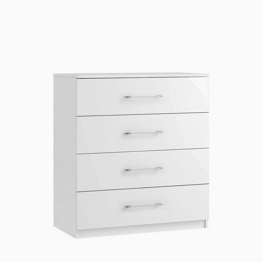 Roma 4 Drawer Cabinet - 4 Drawer Chest - Metal