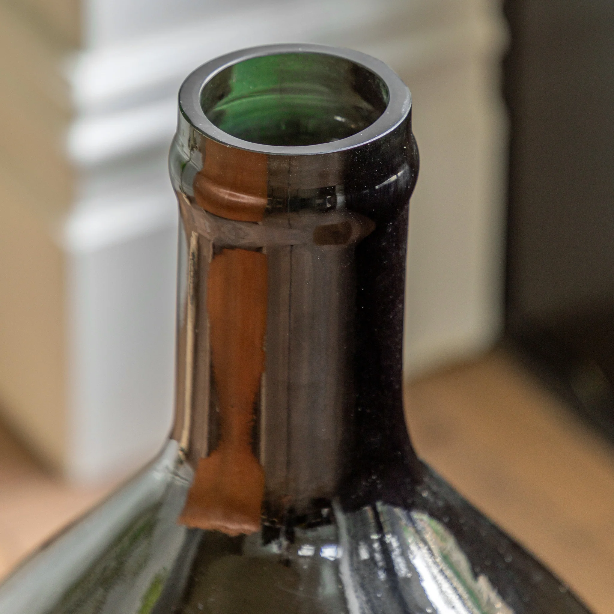 Rueda Green Giant Glass Bottle Vase - Rueda Giant Glass Bottle Vase Olive 64CM - Image 2