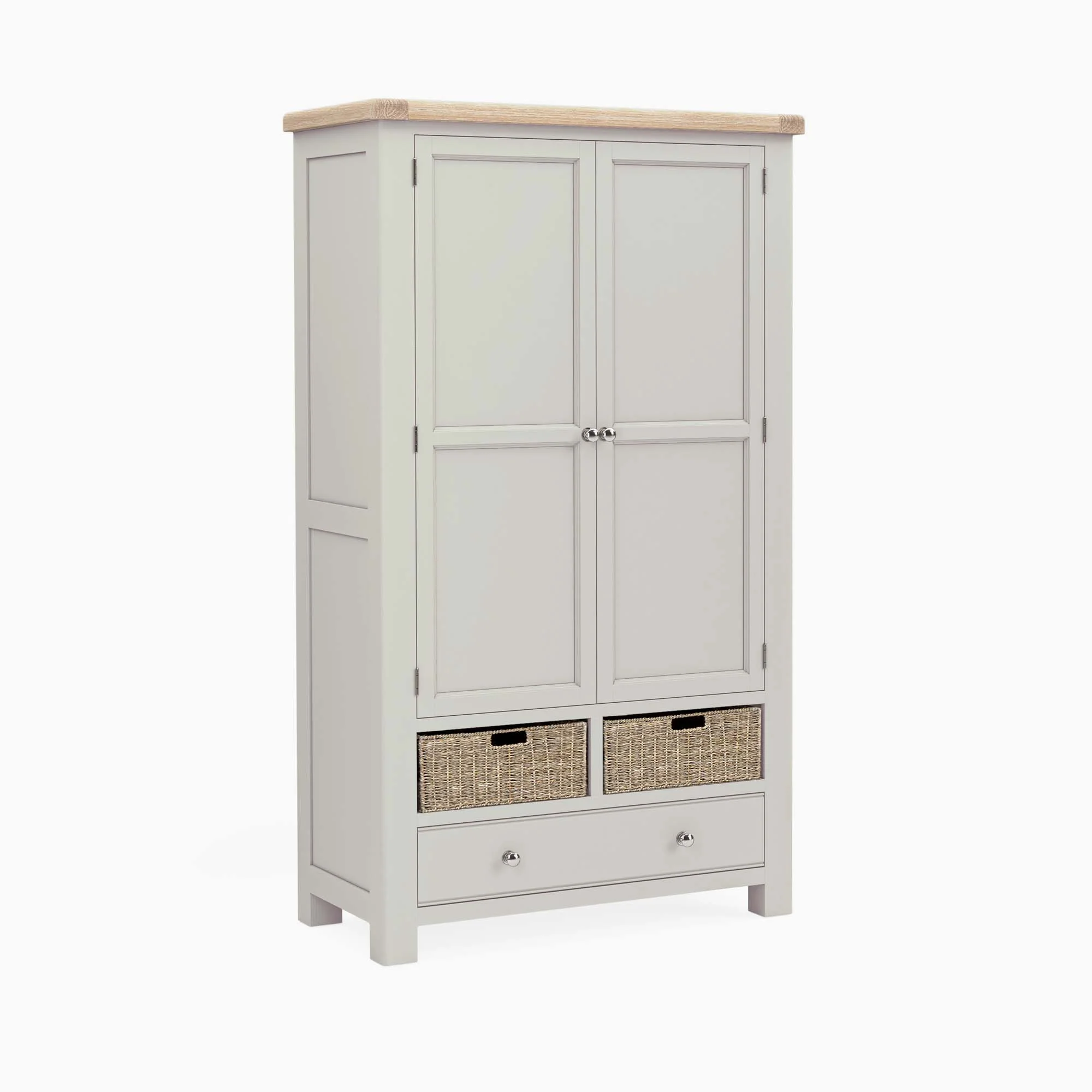 Salford Larder Cabinet - Larder Unit Stone Grey